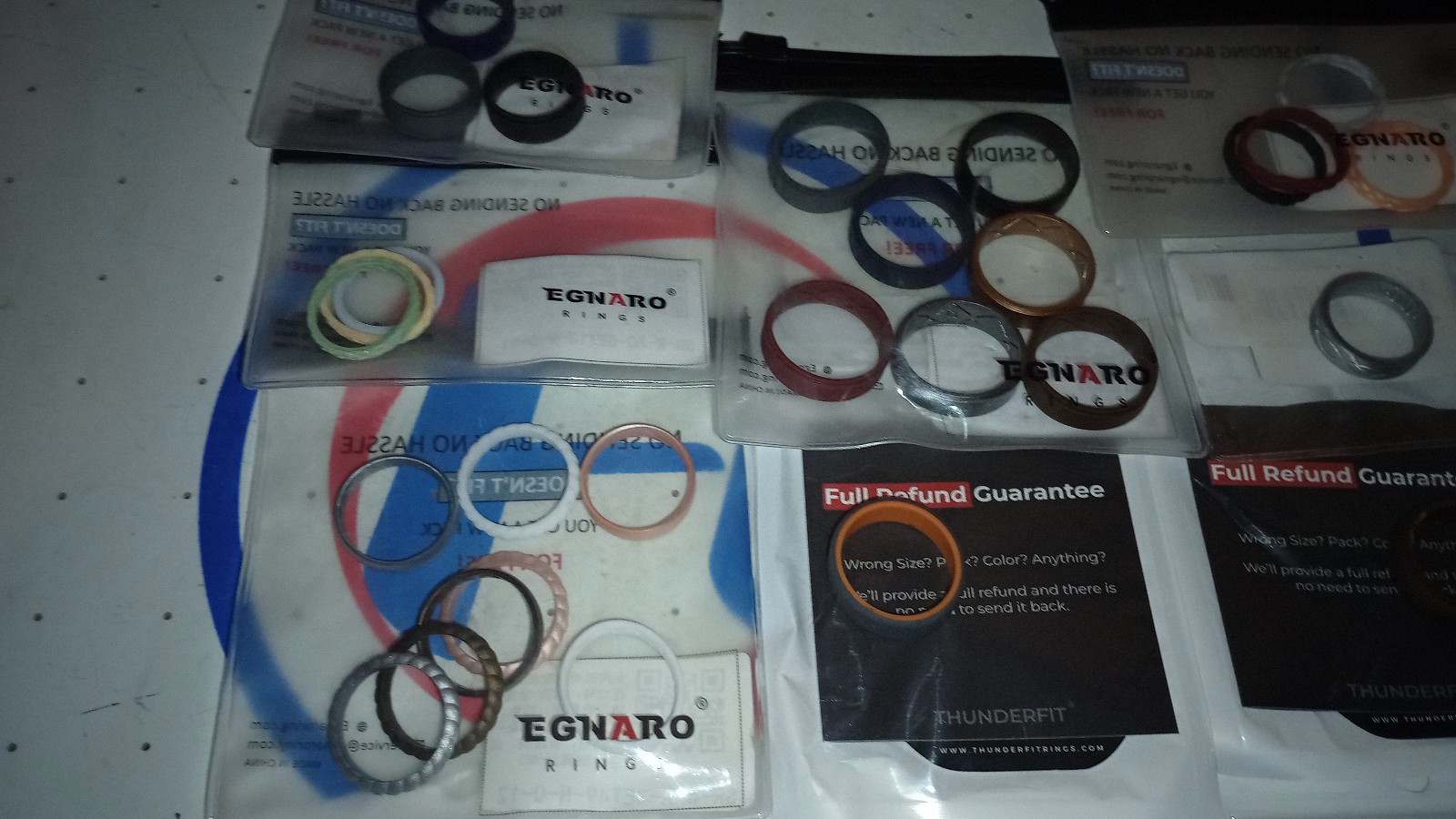 Lot of more than 50 Men & Women Silicone Wedding Bands Rubber Rings