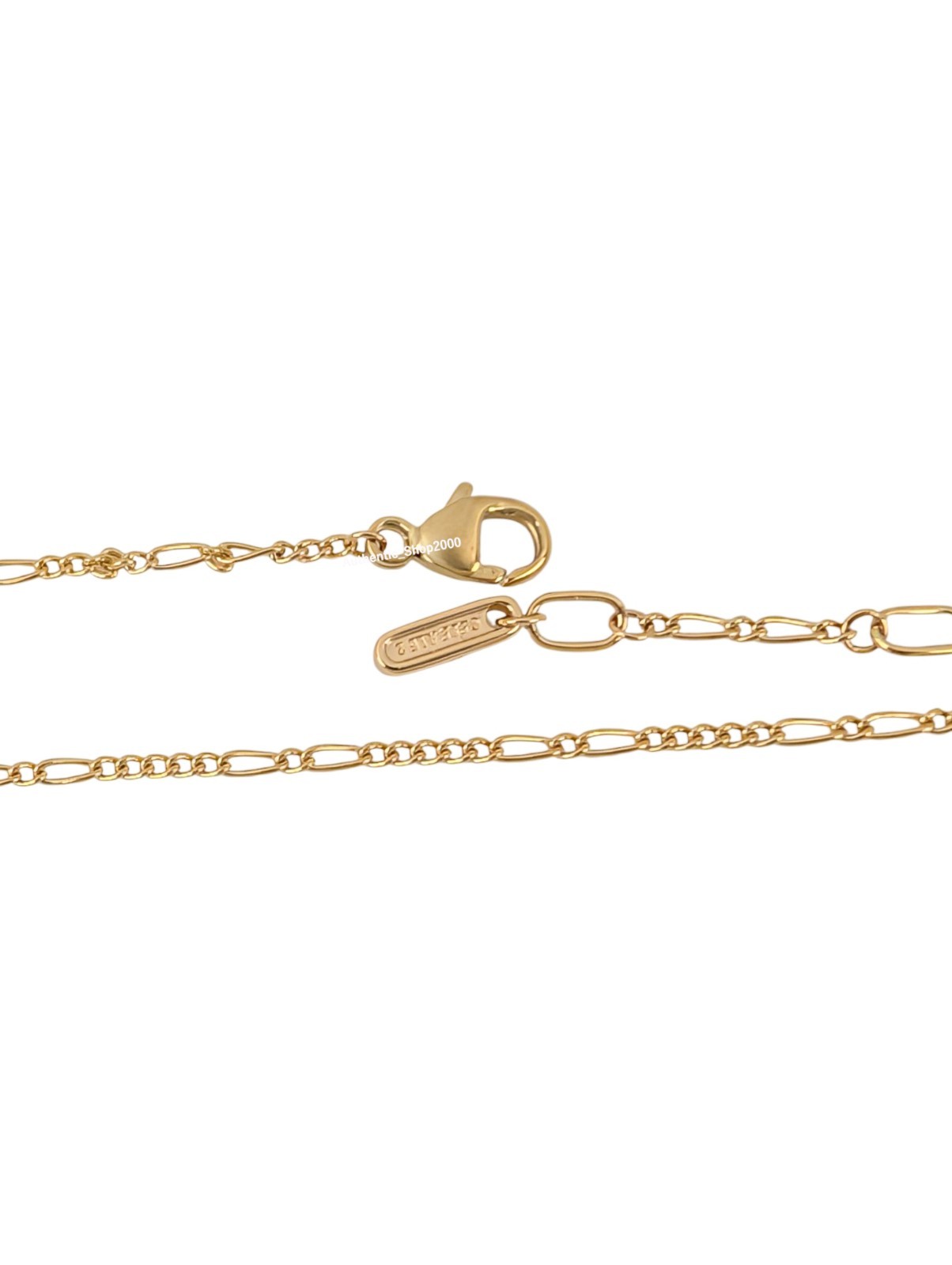 New 100% Genuine 14k Yellow Gold Pandora Era Figaro Chain Bracelet 554448C00