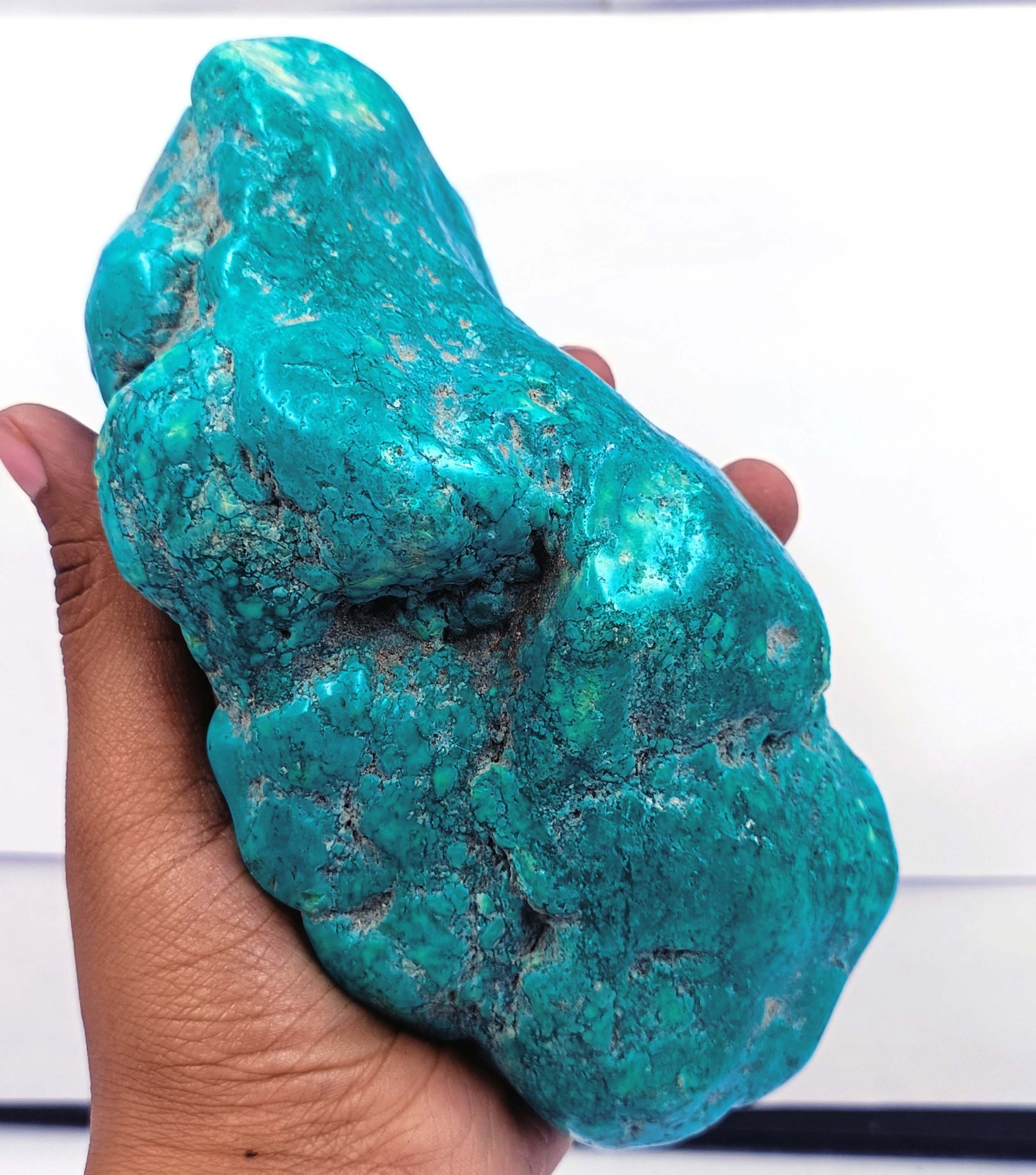 Massive 4660.0Carat Natural Sky Blue Turquoise Rough EGL Certified Gemstone 6YGE