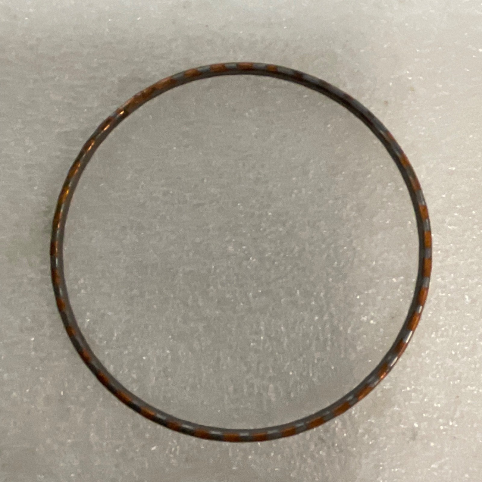 8in Yellow Brown Enamel Bangle Bracelet Lot of 4 Lightweight Stackable Jewelry