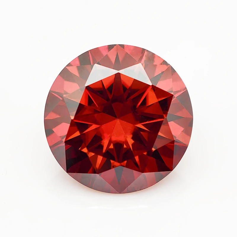 Garnet Color Multi-shape 0.5-3ct Moissanite Stones GRA VVS1 for Jewelry Making
