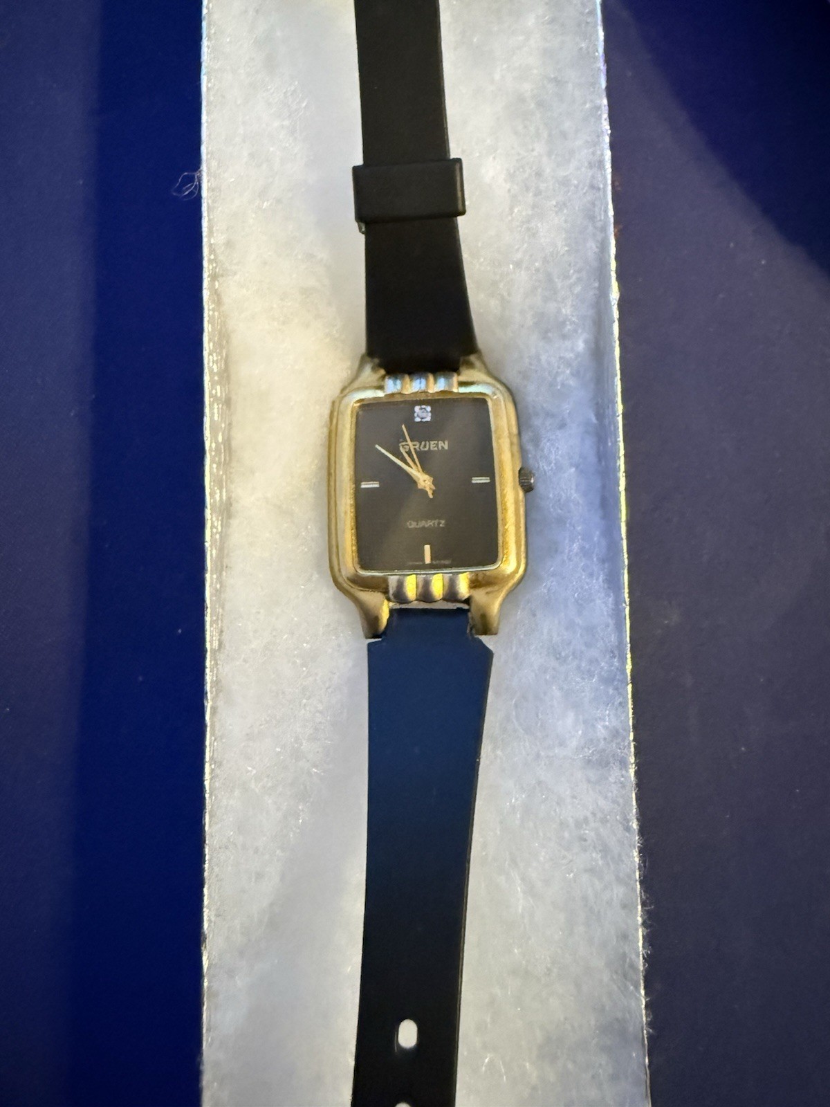 Vintage Gruen Diamond Dial Watch – Needs Battery