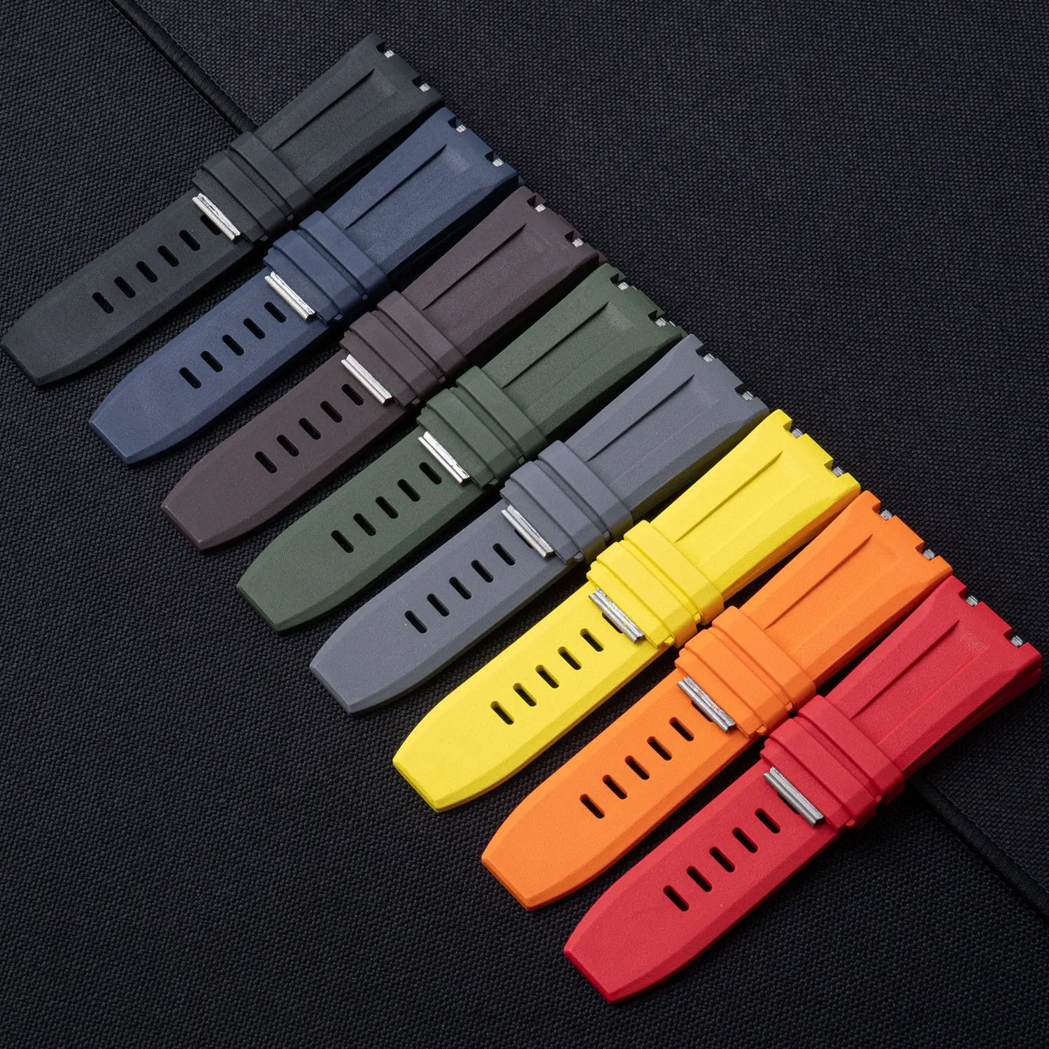 Quick Change FKM Rubber Strap Band Fits Audemars Piguet Royal Oak Offshore Diver