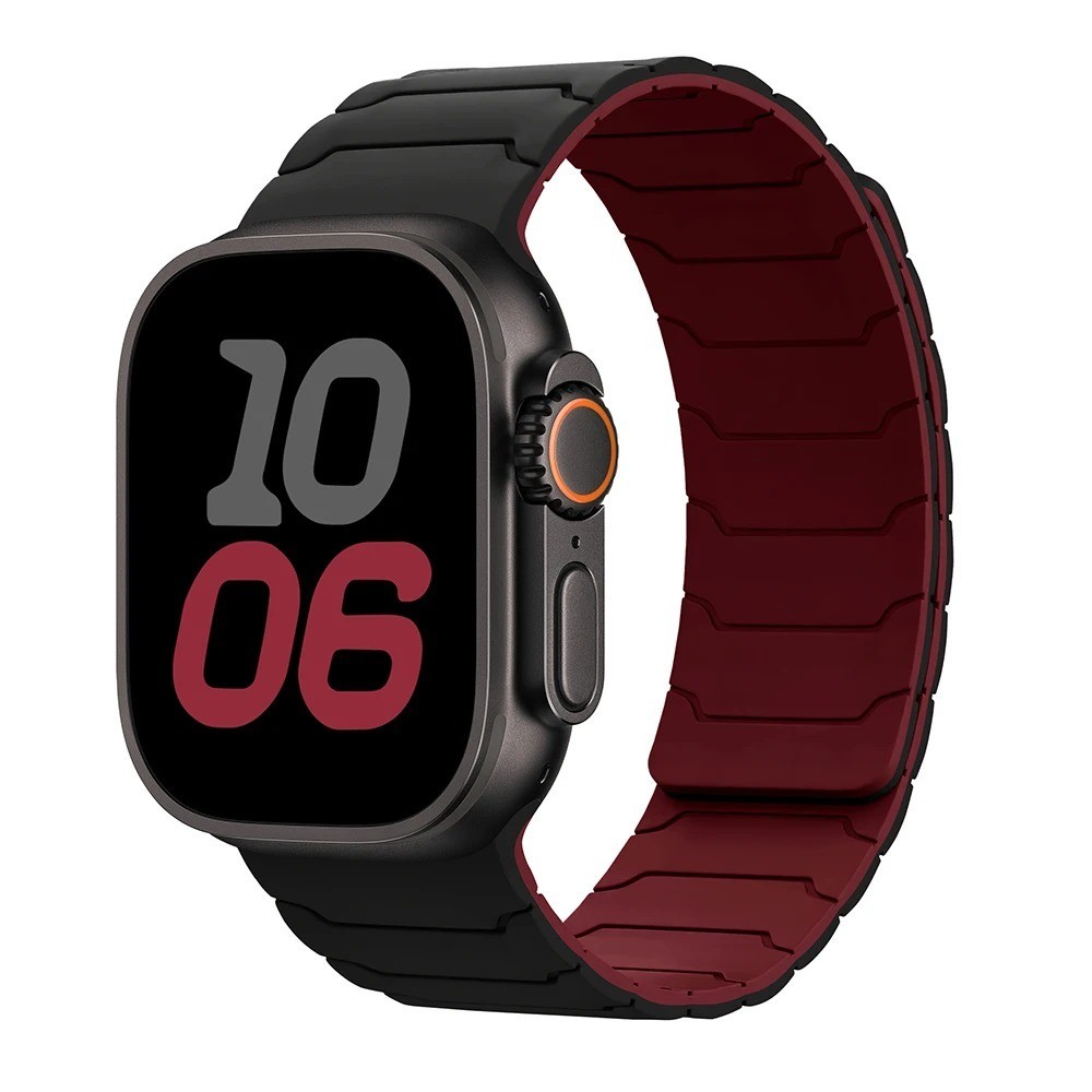 Magnetic Strap For iWatch Ultra 2 Series 10 9 8 7 SE 6 5 Silicone iWatch Band
