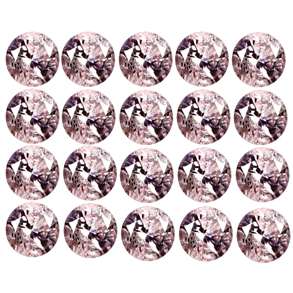 0.05 ct (20 pcs Lot) Dazzling CALIBRATED SIZE(1 x 1 mm) Round Shape Diamond