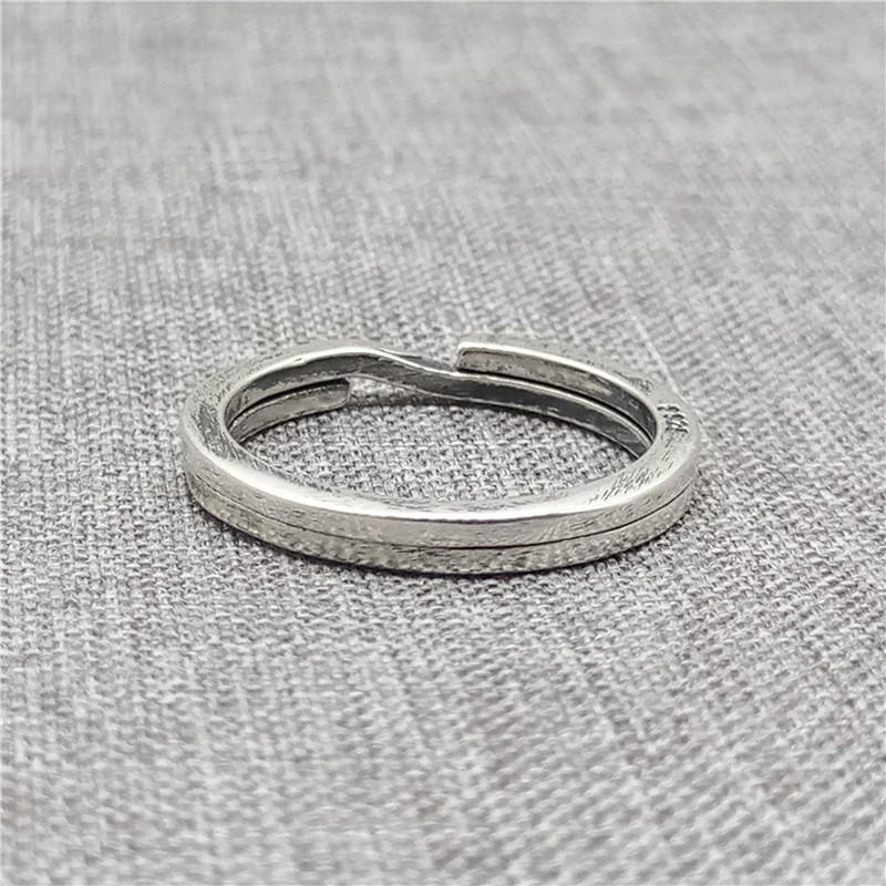 925 Sterling Silver Split Key Ring Clasp for Keychain Diameter 20mm