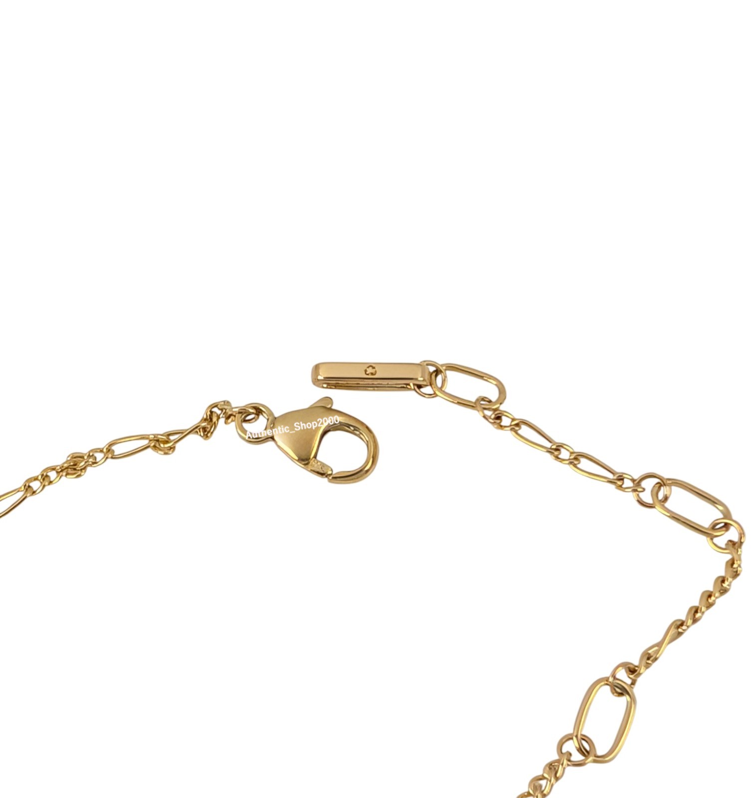 New 100% Genuine 14k Yellow Gold Pandora Era Figaro Chain Bracelet 554448C00