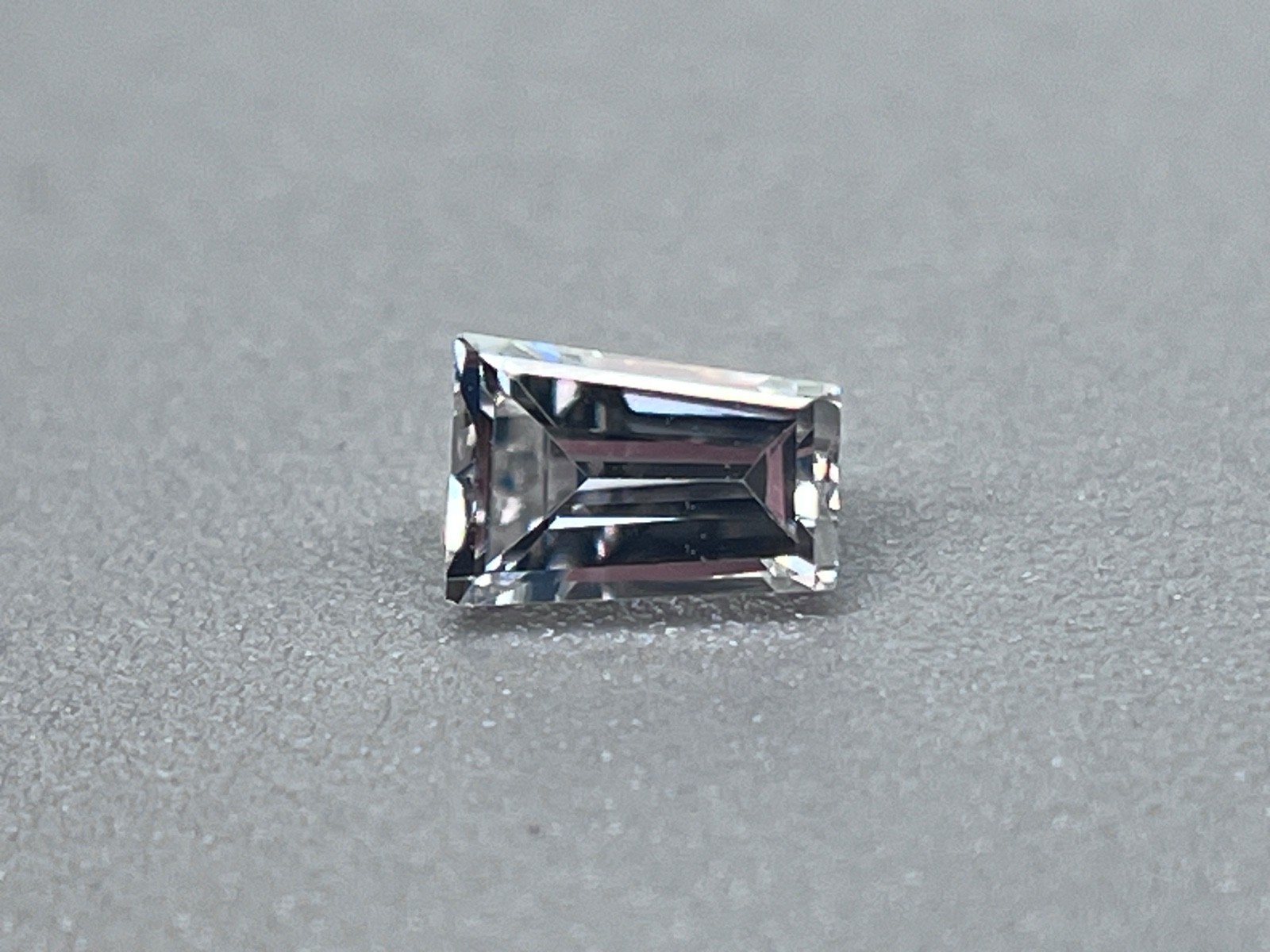 GIA Certified Tapered Baguette .19 CT VS2 F Natural Earth Mined Diamond