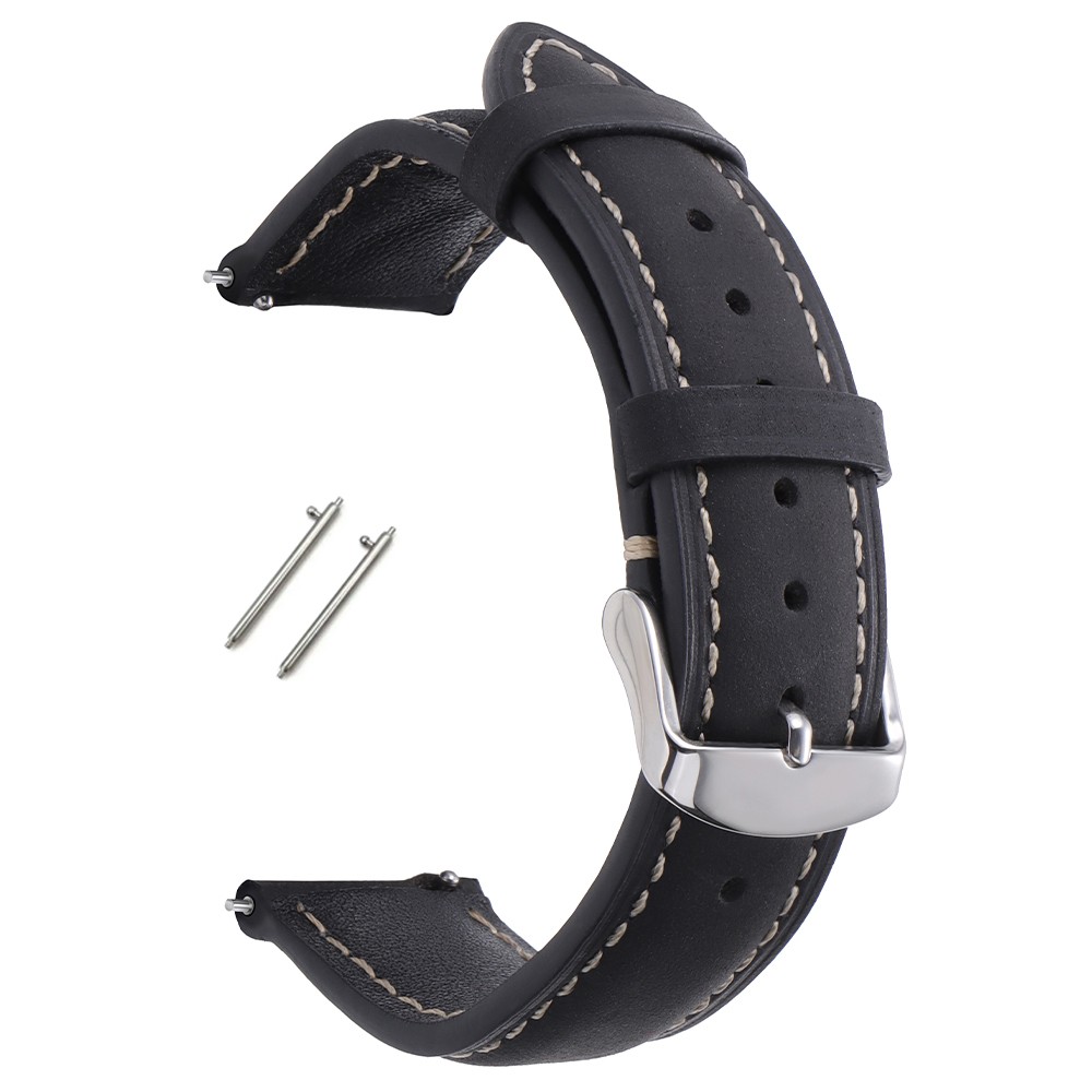 14mm 16mm 18mm 20mm 22mm 24mm Vintage Cowhide Watch Band for Seiko Quick Release