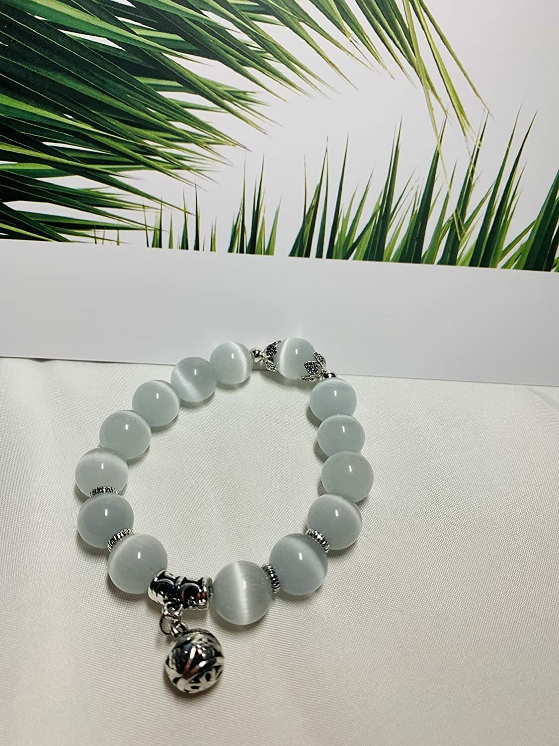 Handmade Natural Gemstone Balance Bracelet Crystal Round 8MM Beads Healing Reiki
