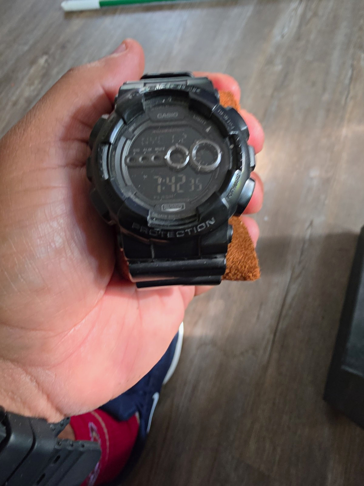 Casio G-SHOCK Black Digital Quartz 200m Resin Sport Alarm Chronograph Watch
