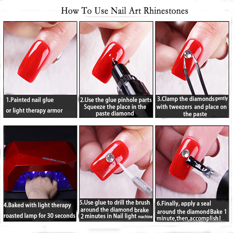 All Colors Nail Art Crystal Non Hotfix Flatback Rhinestones Beads SS20 Nail Arts