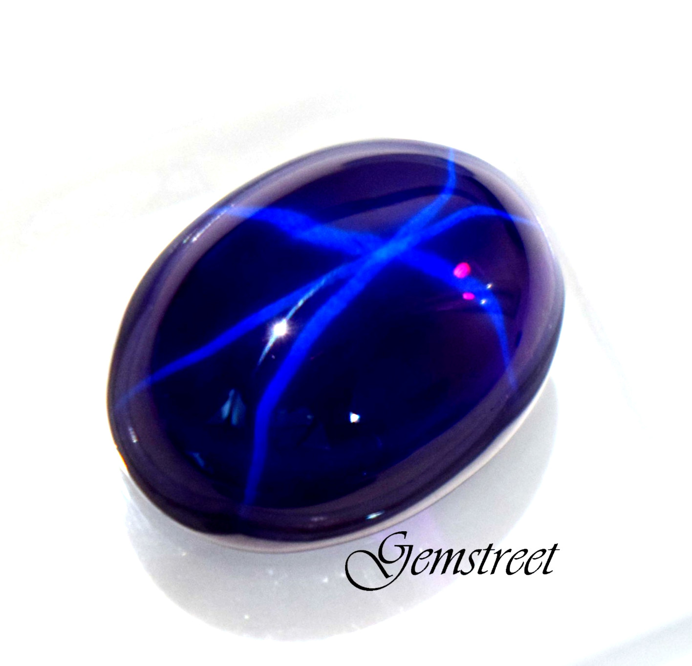 Ceylon Purple Star Sapphire 27.10 Ct 6 Ray Cabochon Cut Certified Loose Gemstone