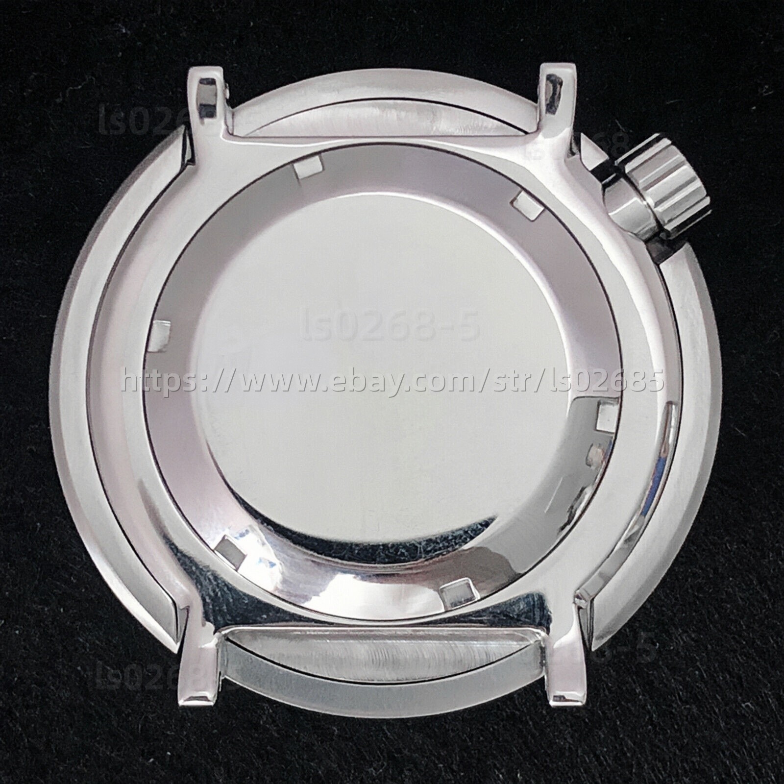 45MM Mineral Glass Stainless Steel Watch Case for NH35/NH36 Watch Movements