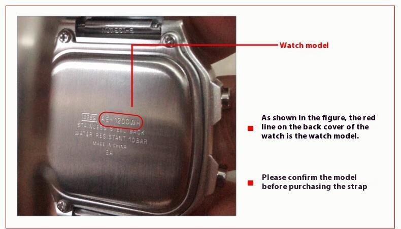 For Casio 3299 AE-1200 AE-1300 Modified Stainless Steel Metal Watch Case Shell