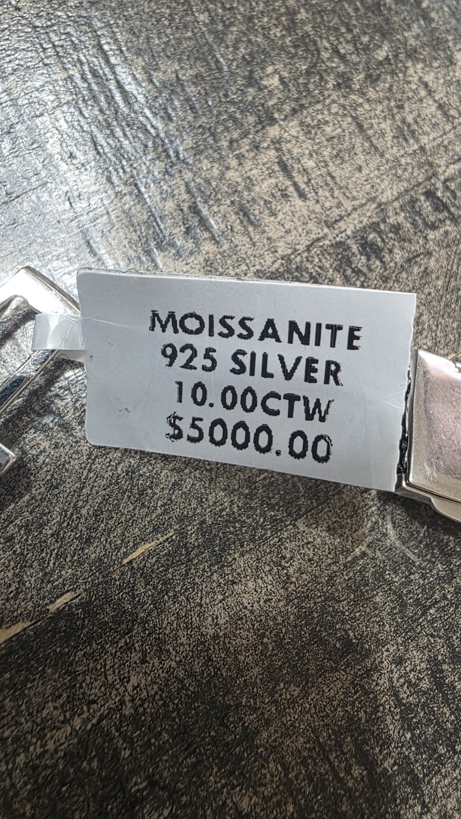 Iced Out Moissanite 14mm / 8.5″ Miami Cuban Monaco Bracelet 925 Silver Rhodium