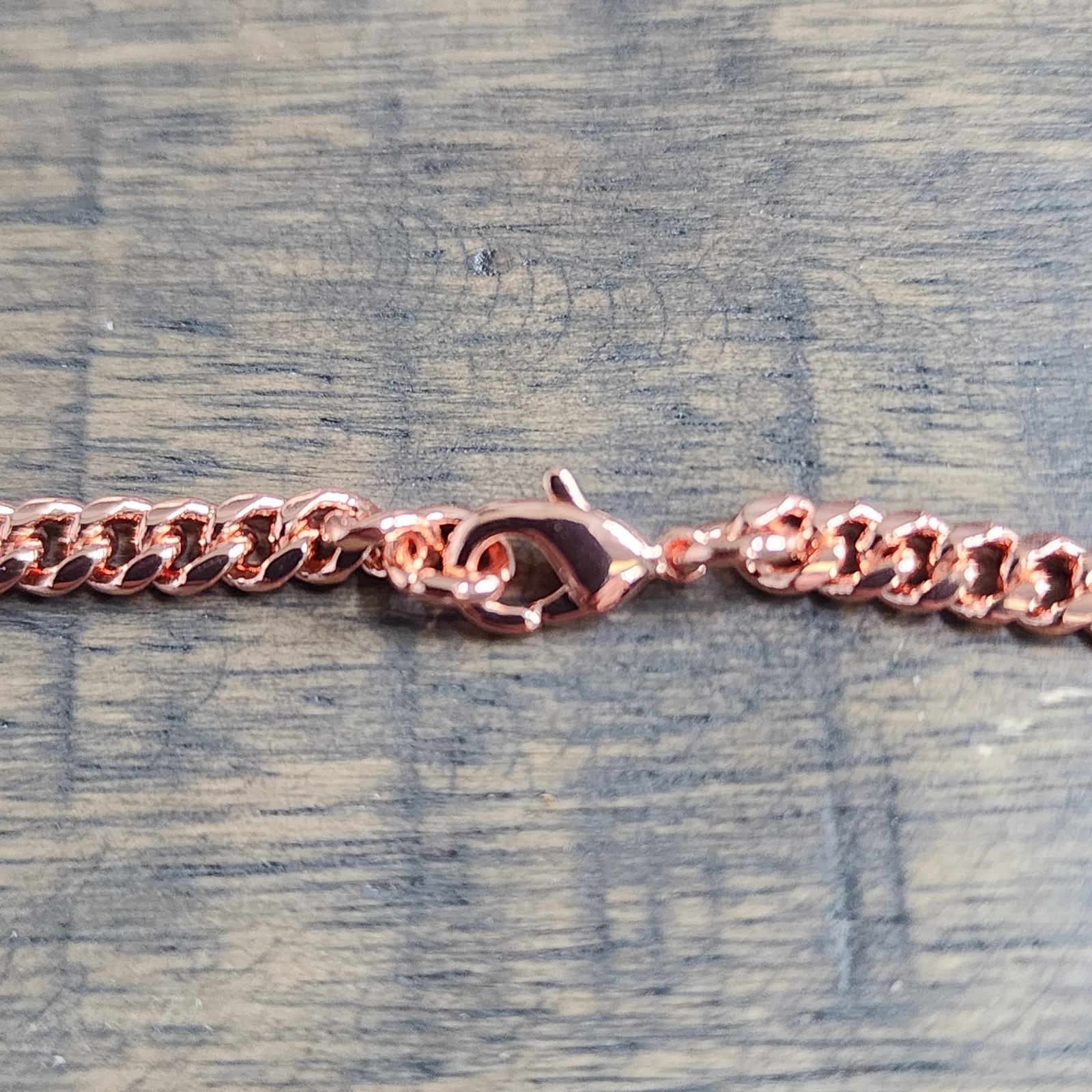 Solid Copper Cross Necklace 4mm Chain 20″ Handmade Heavy Christian Pendant