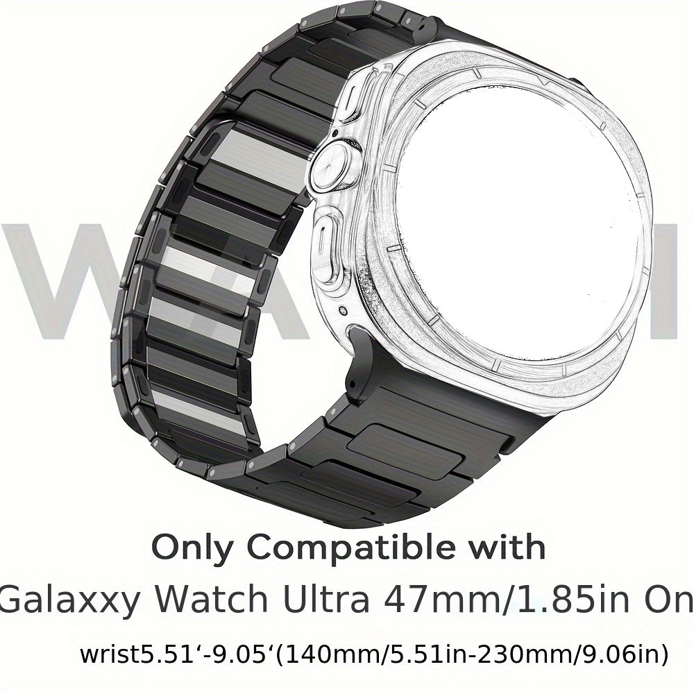 Magnetic Strap Metal Watch Band For Samsung Galaxy Watch Ultra 47mm/Ultra 2025