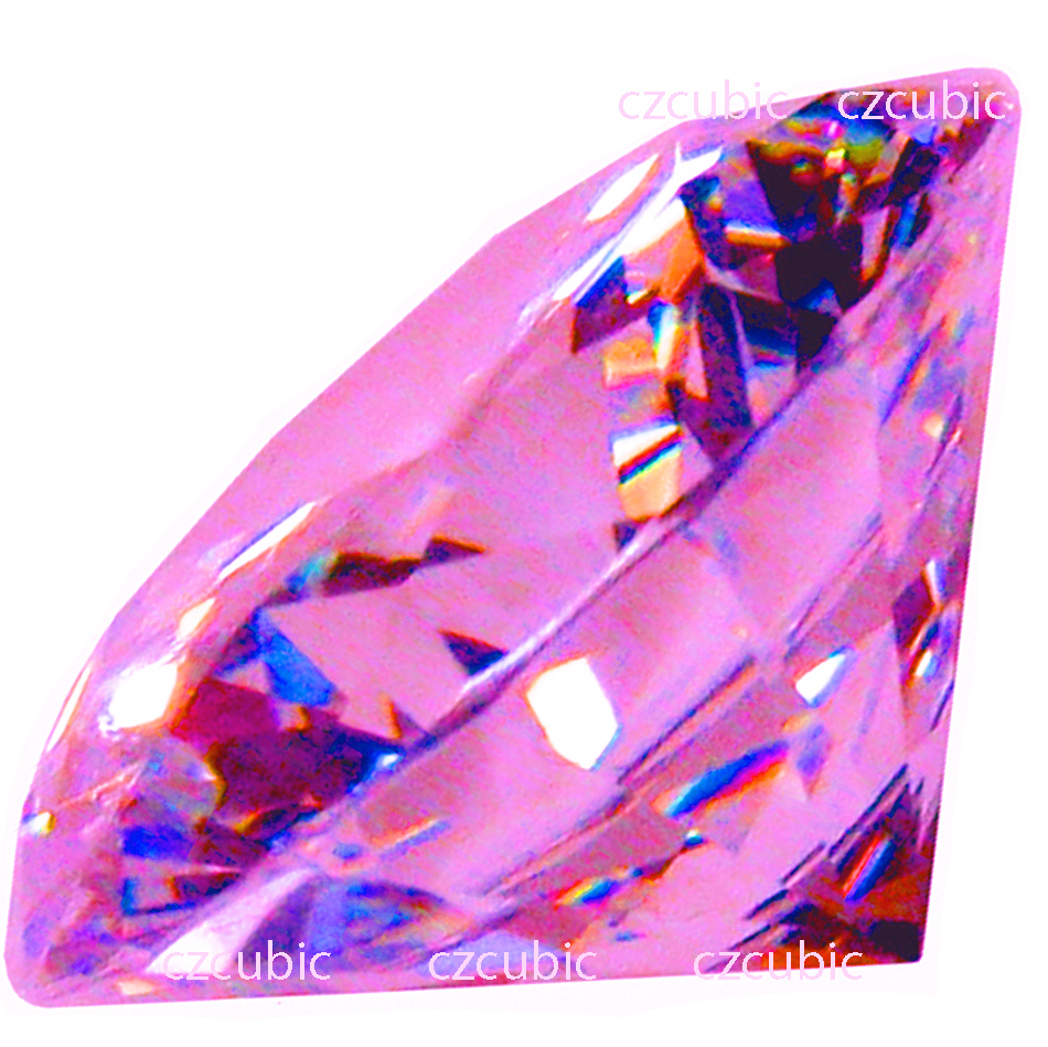 PINK CUBIC ZIRCONIA 3.00 MM to 5.00 MM ROUND WHOLESALE CZ AAAAA QUALITY U.S