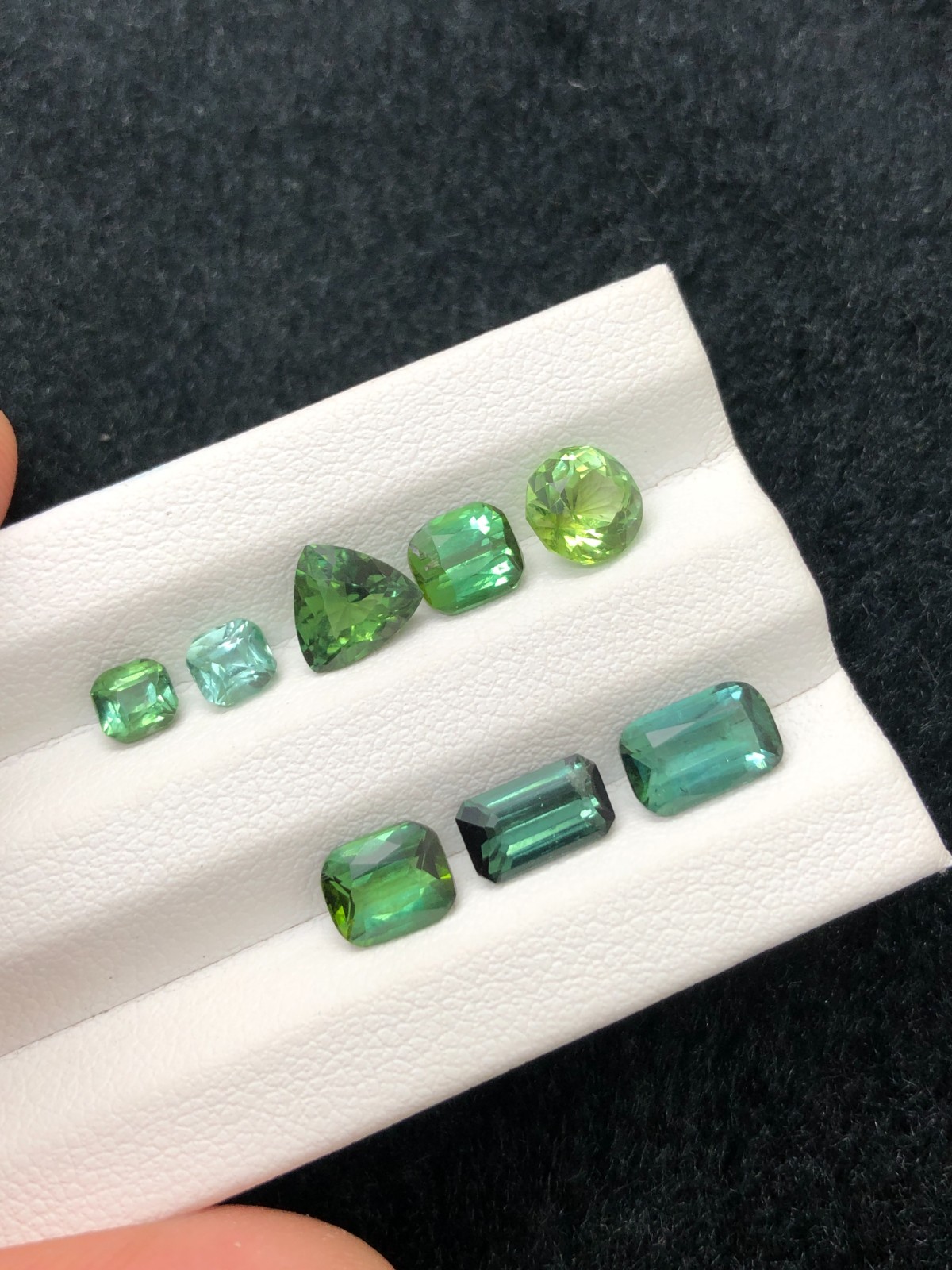 6.35 Ct Natural Tourmaline Lot Mixed Cut Slightly Included Afghanistan