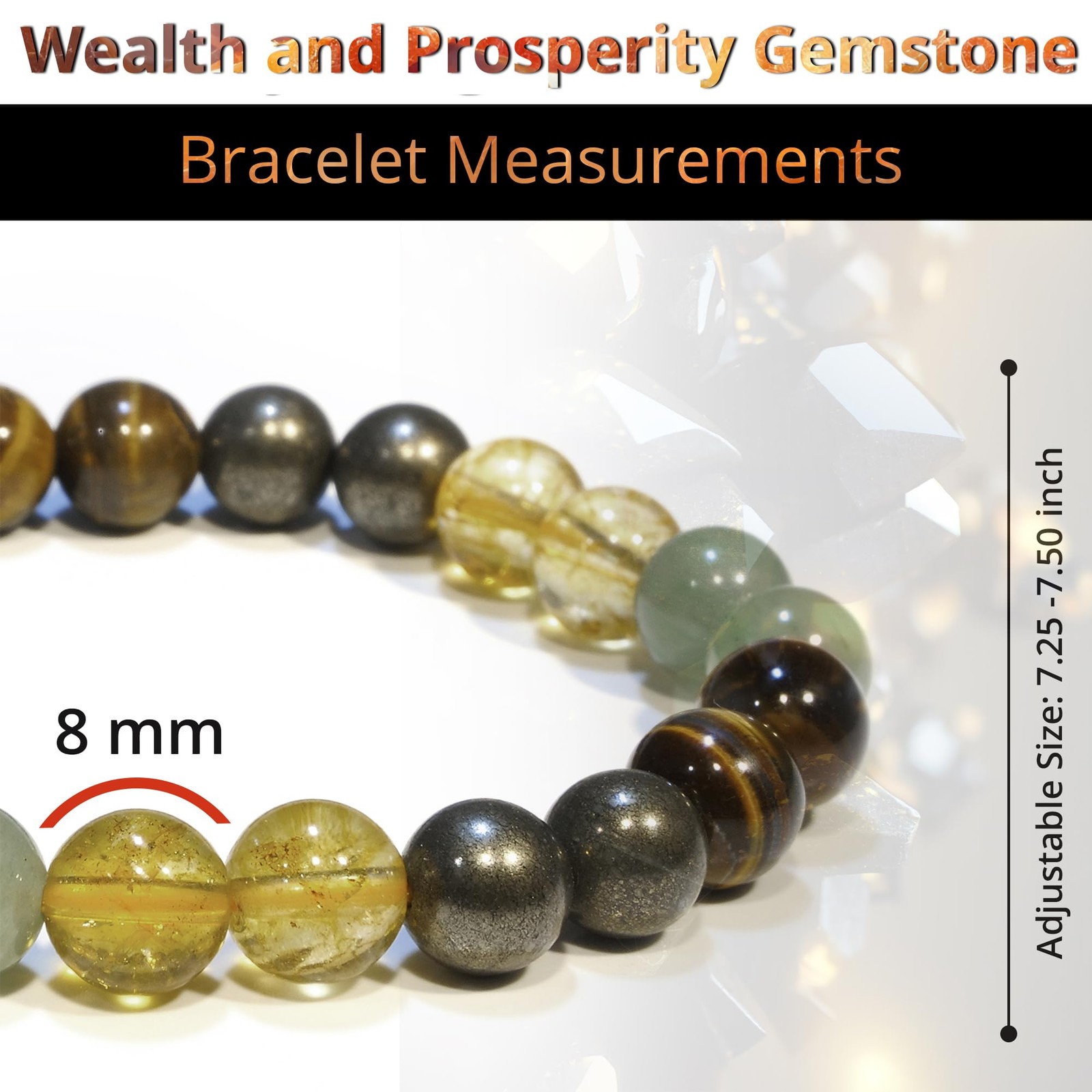 Money Attraction Bracelet for Wealth, Prosperity & Success – Abundance & Good…