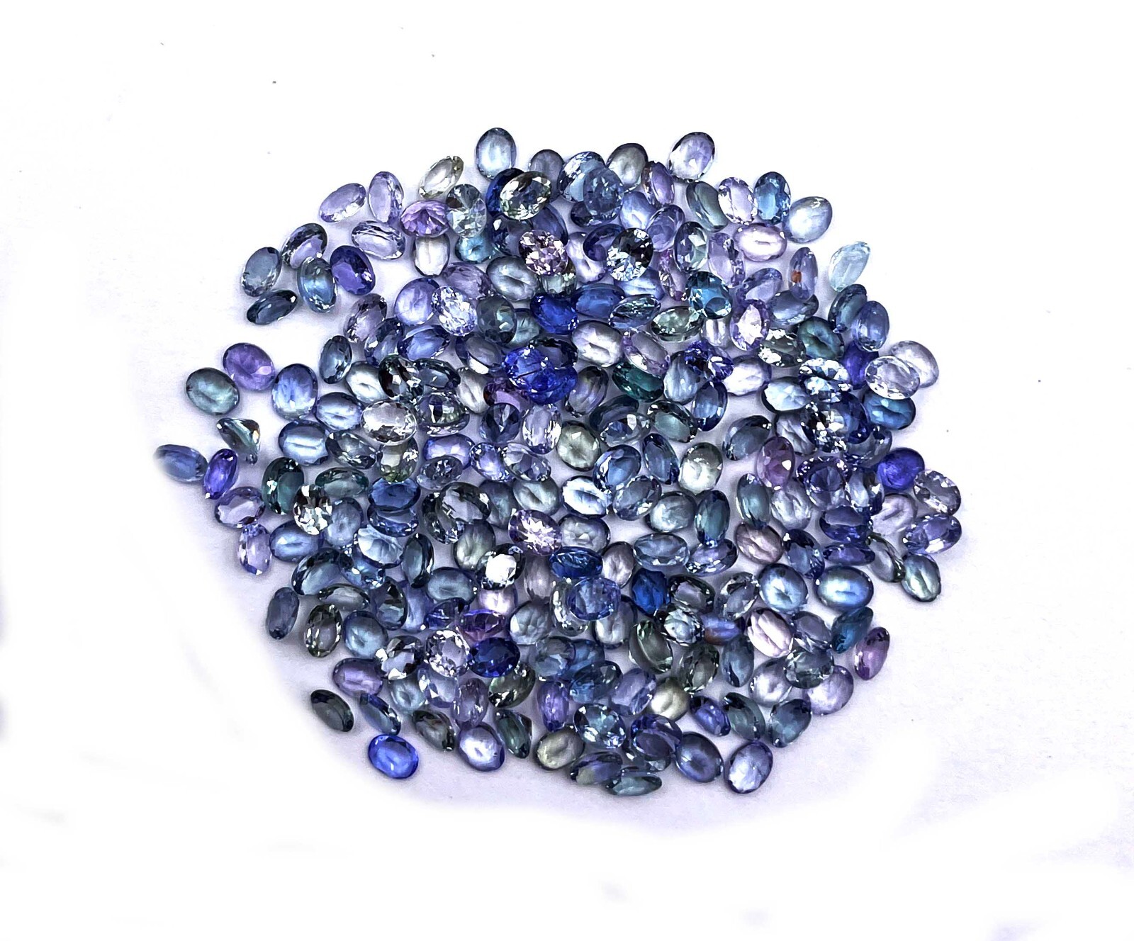 Natural Tanzanite Oval Cut Loose Gemstone Lot 31 Pcs 3*4 MM 5 CT