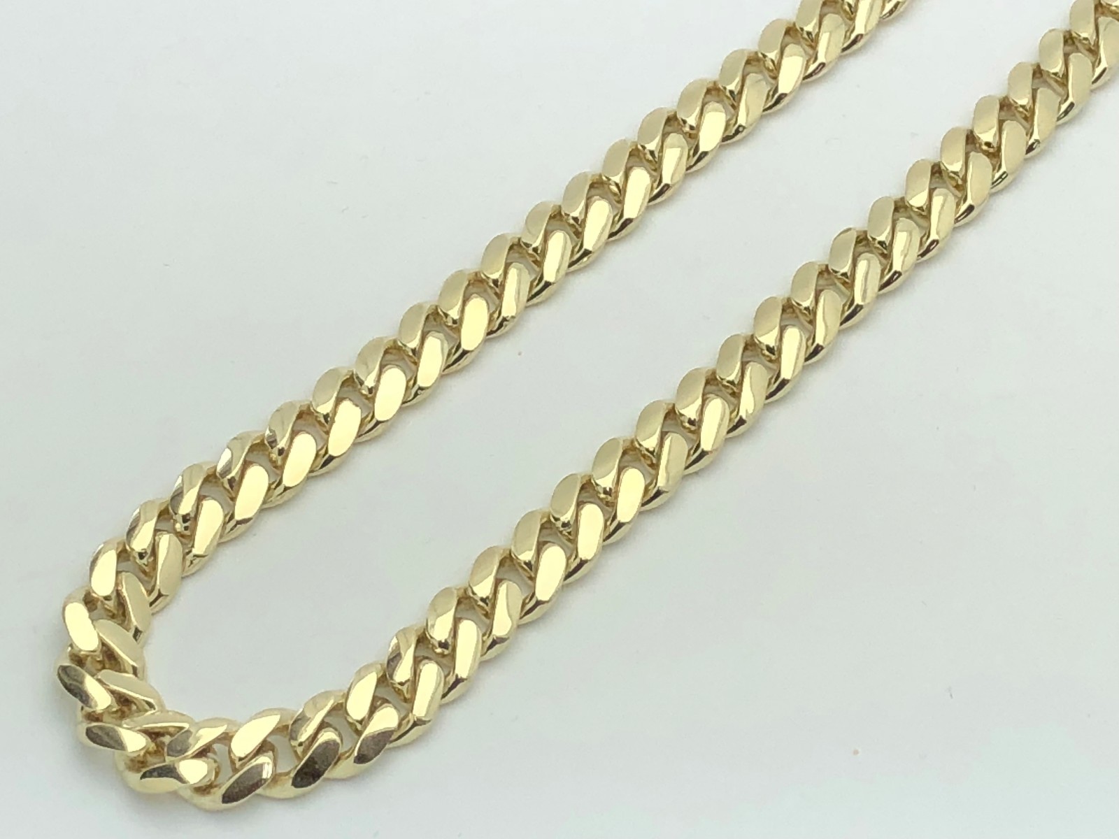Men’s 10k Yellow Gold Solid Heavy Miami Cuban Link Chain Necklace 22″ 10mm 143g