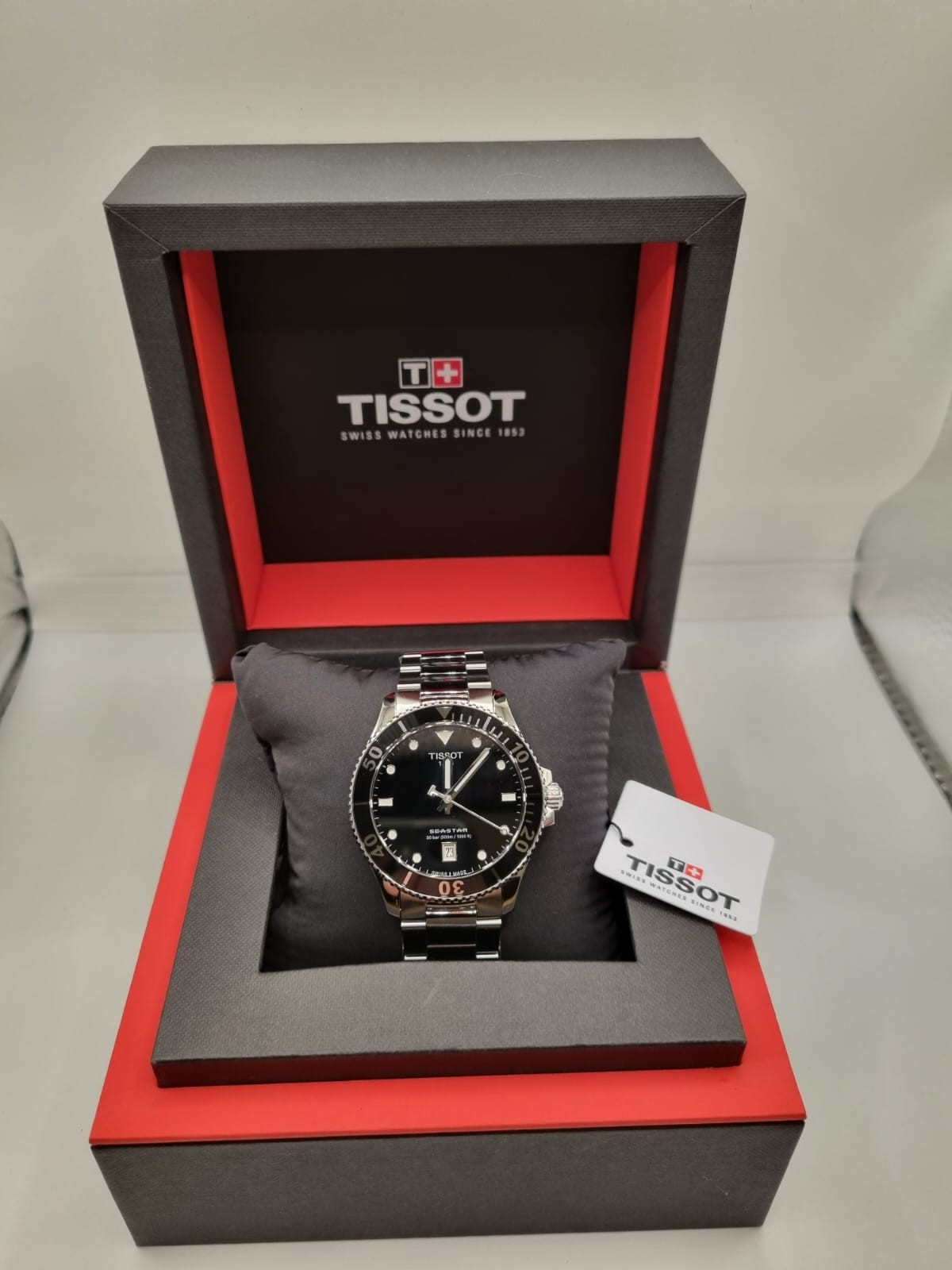 Tissot Seastar Black Unisex Adults Watch – T120.410.11.051.00