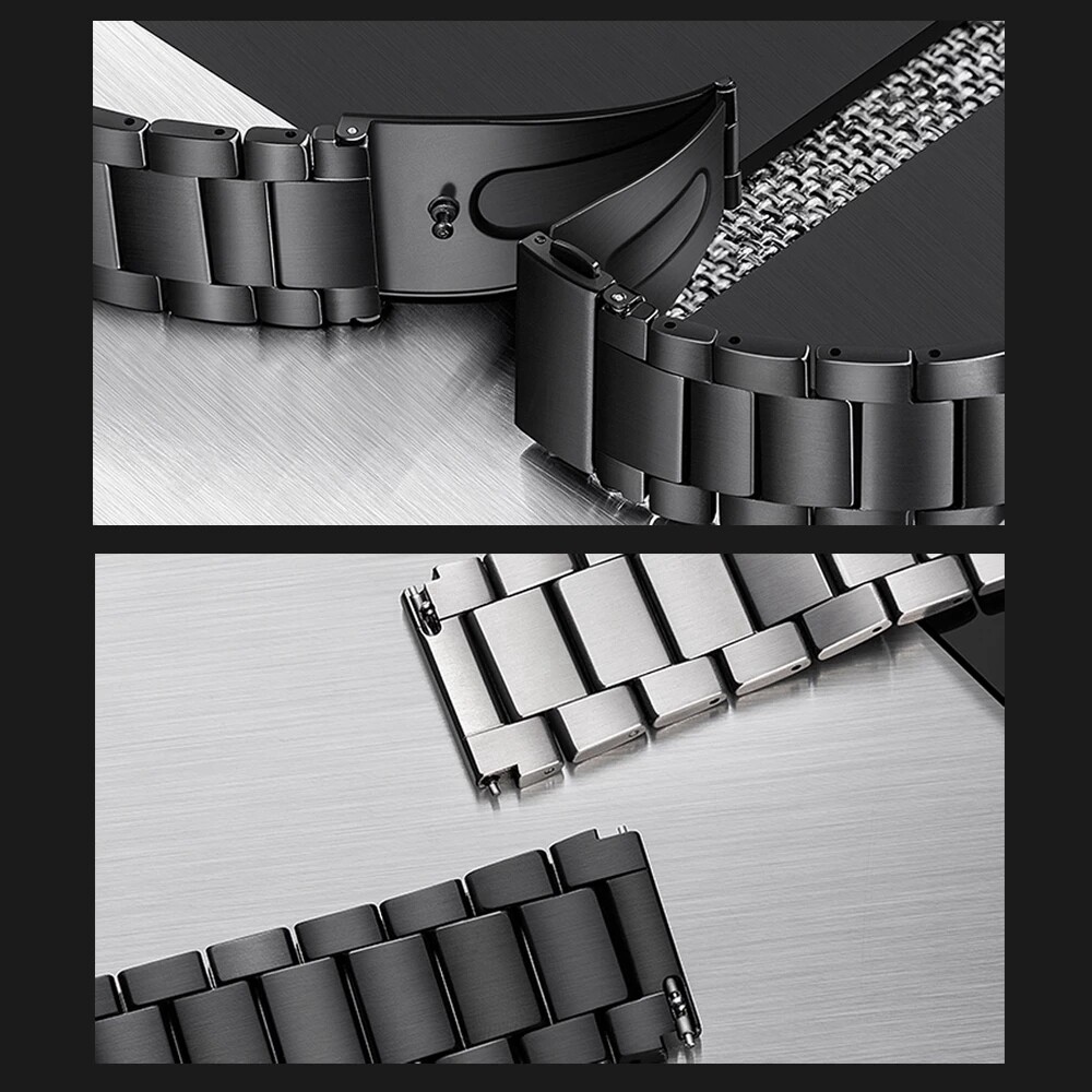 Titanium Alloy Metal 16mm 18mm 20mm 22mm Bracelet Quick Release Watch Band Strap