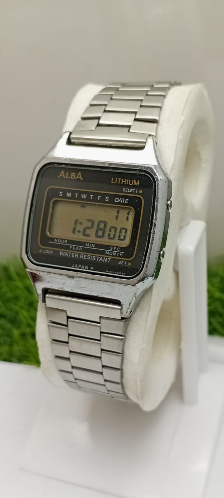 Alba Lithium W401-5050 A0 Quartz Digital Vintage Men’s Watch