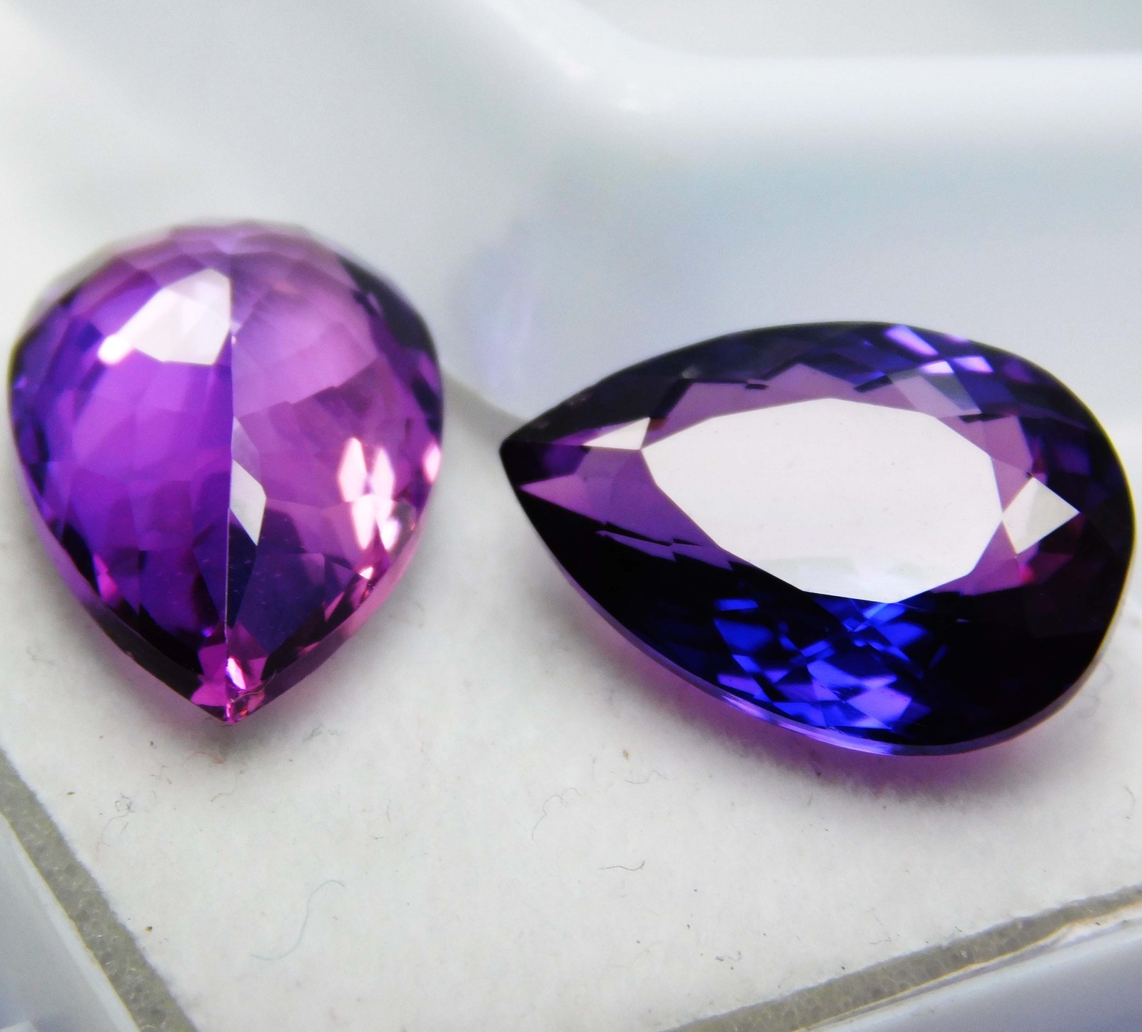 Extremely Rare Natural 15.85 Ct Purple Tanzanite Pear Cut CERTIFIED Loose Gem