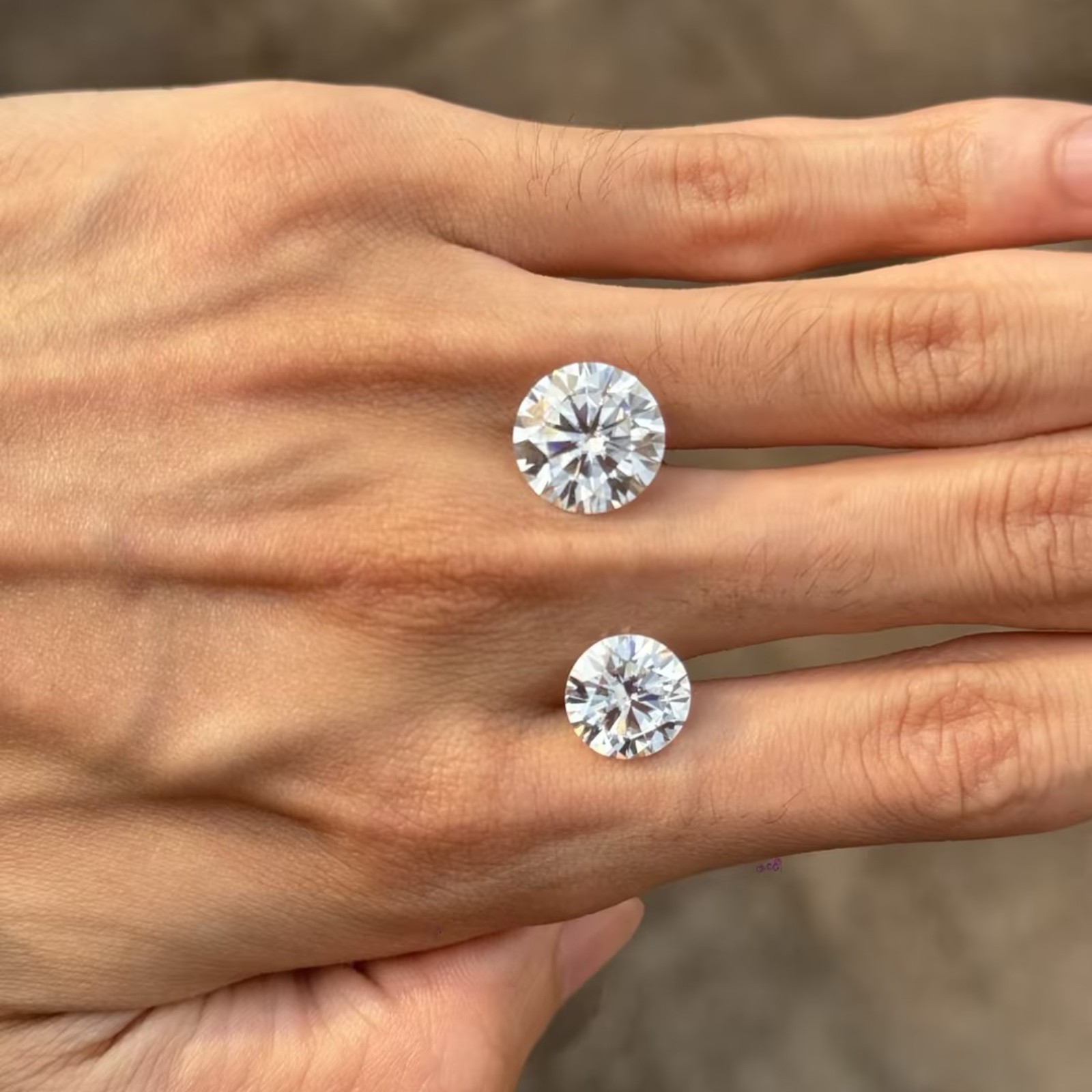 US Full Size Round Cut 0.1-10ct D Color VVS1 Loose Moissanite Stone with GRA