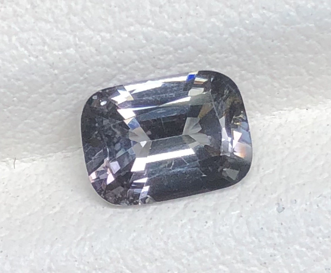 Metallic Grey Spinel 1.12 Ct loose gemstones