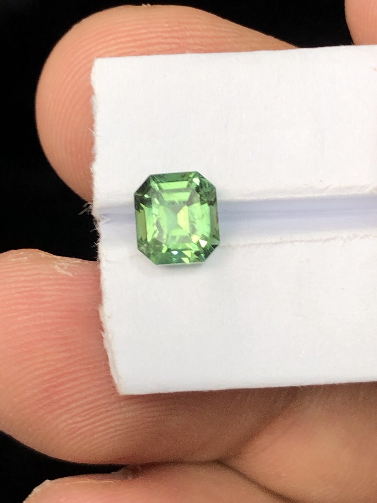 1.2 Carat Natural Green Tourmaline – Faceted Afghanistan Tourmaline