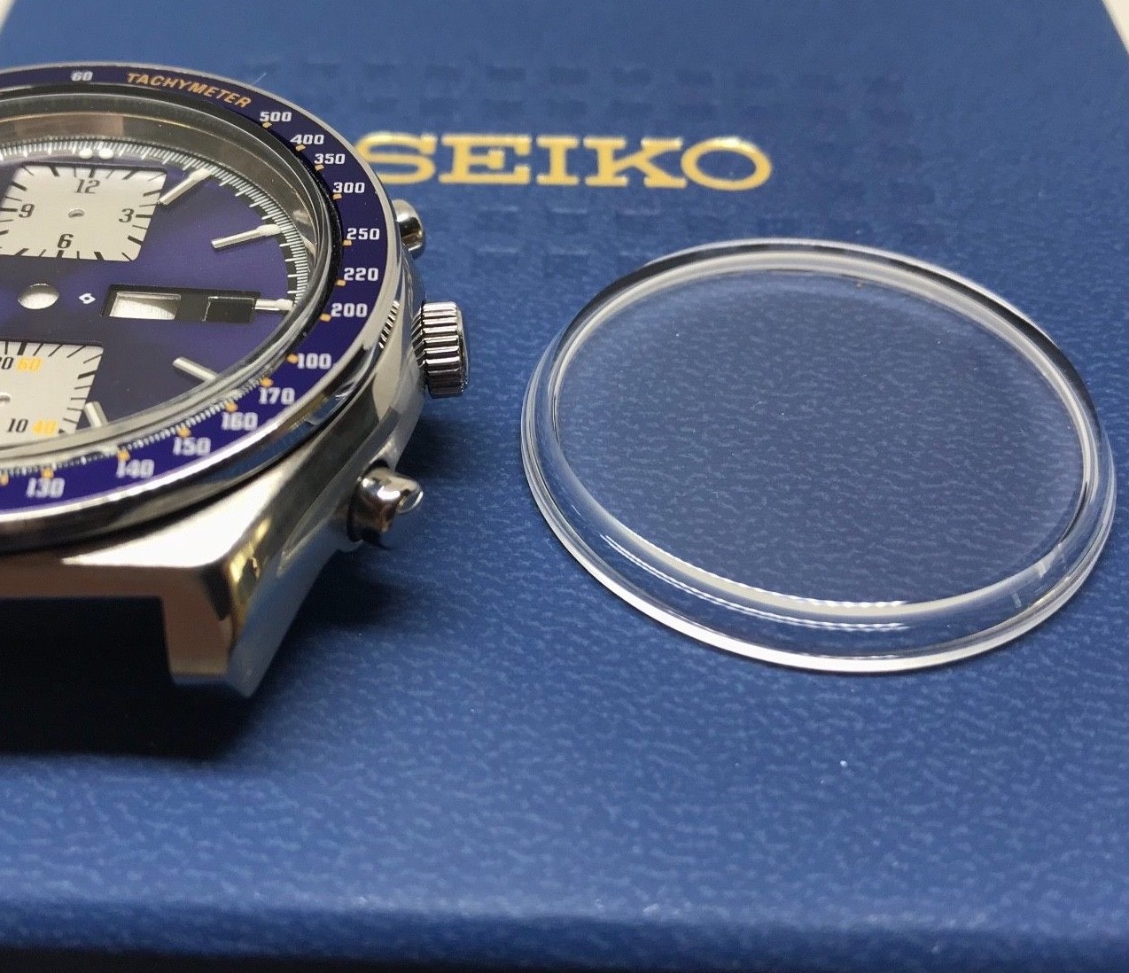 NEW MINERAL GLASS CRYSTAL LENS VINTAGE SEIKO 6138 6138-0030 6138-0031 Kakume