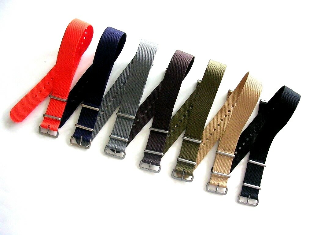 NATO G10 ® Ballistic nylon 2 or 3 pack watch band straps RAF Military IW SUISSE