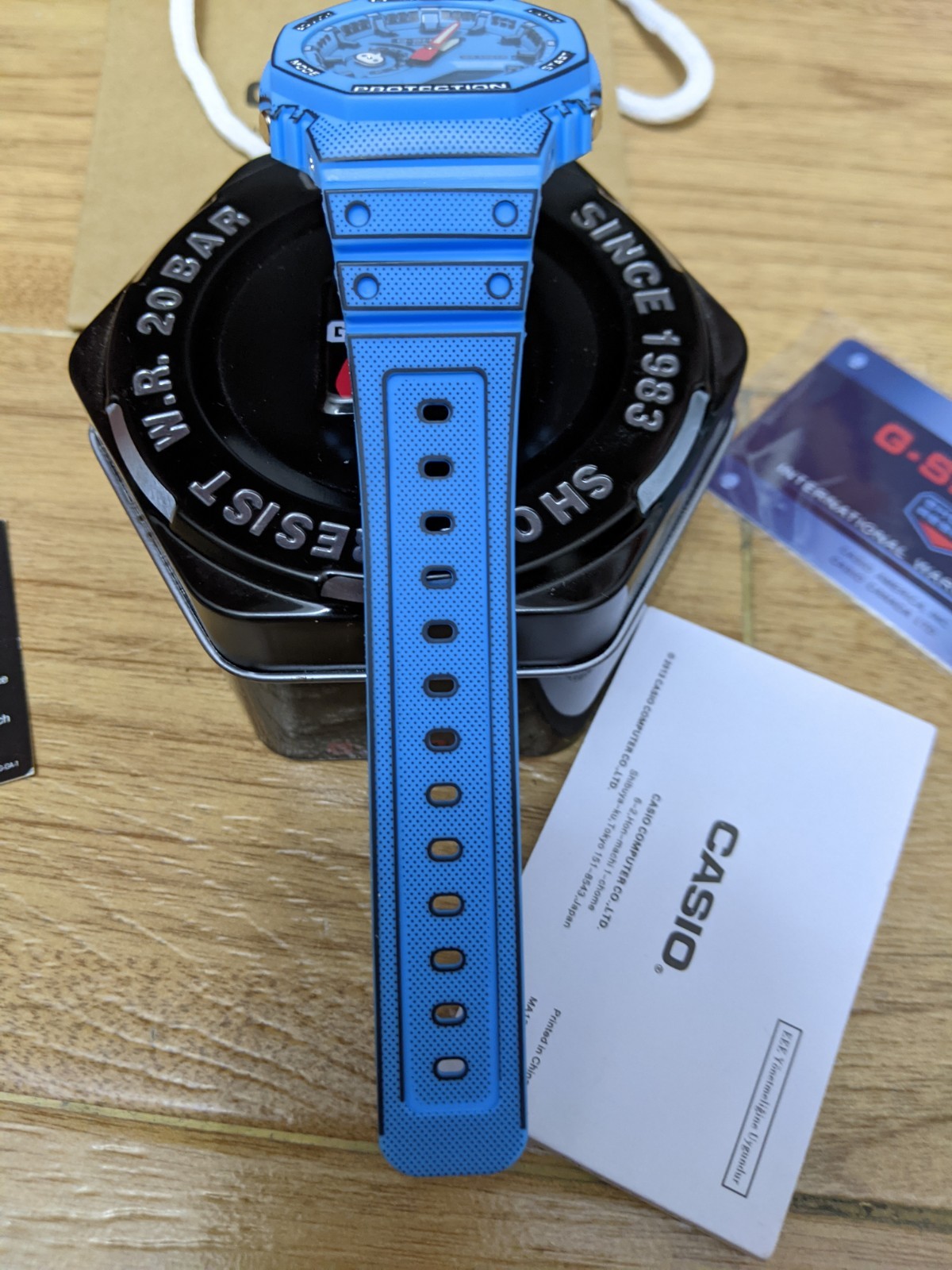 Casio G-SHOCK GA-2100MNG-2AJR watch MANGA Theme Blue
