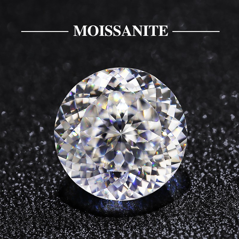 Round Portuguese Cut D Color 0.5-5ct GRA VVS1 Moissanite Loose for Jewelry DIY