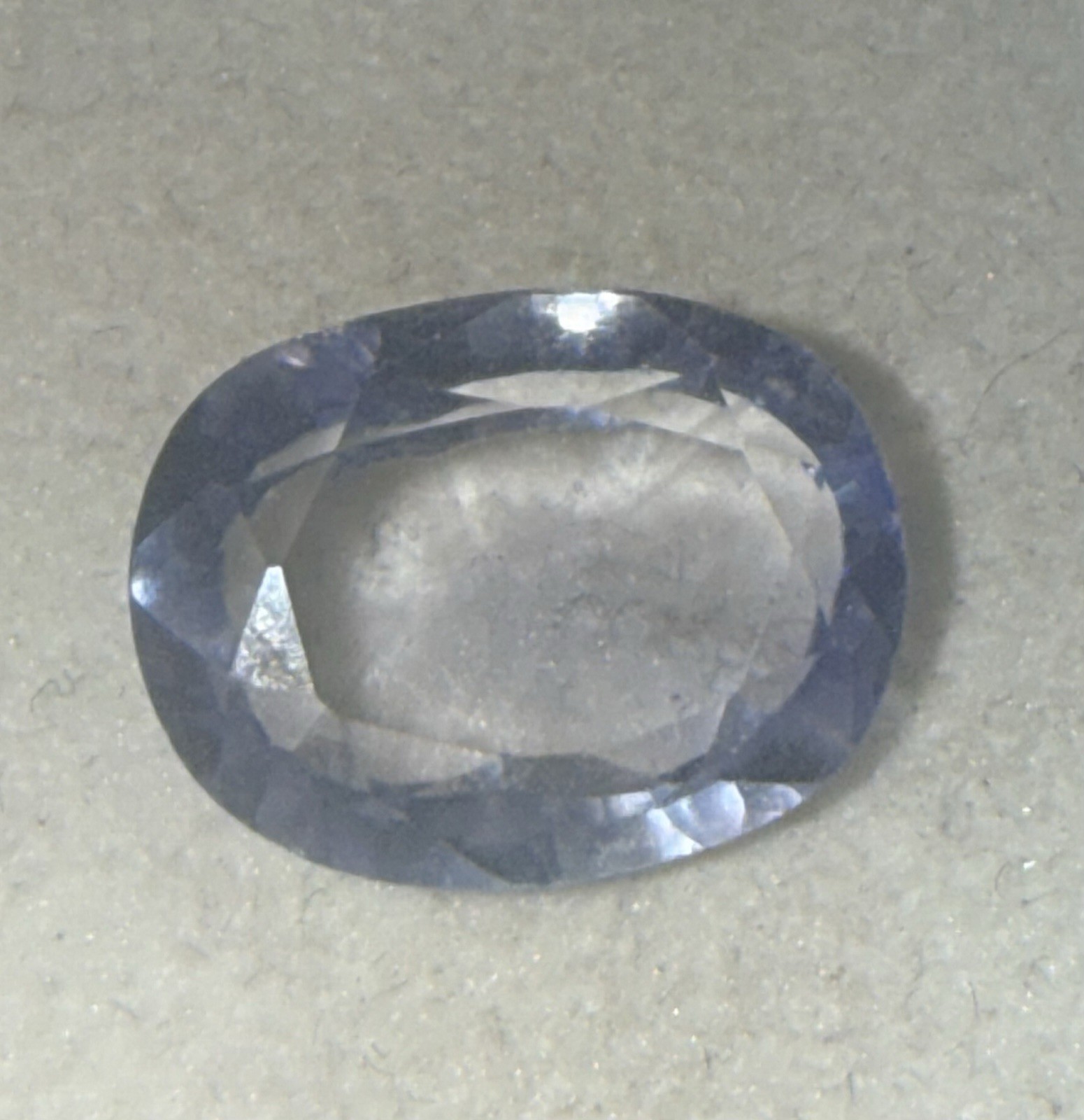 Flawless 5.95Ct. Pastel Blue Sapphire Brilliant Oval Facet Lab-Creation
