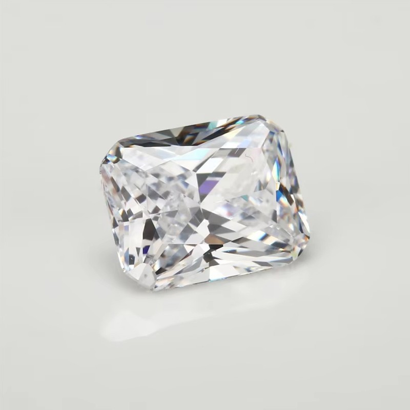 0.1-9ct Radiant Cut D VVS1 Loose Moissanite Stone Lab Created Diamond W/GRA