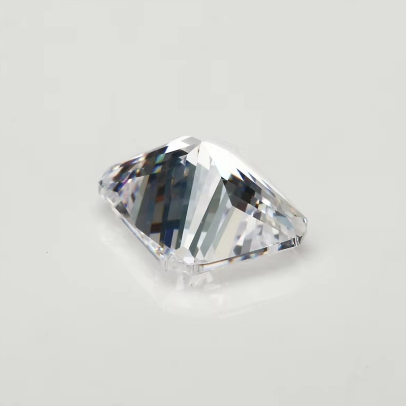 0.1-9ct Radiant Cut D VVS1 Loose Moissanite Stone Lab Created Diamond W/GRA