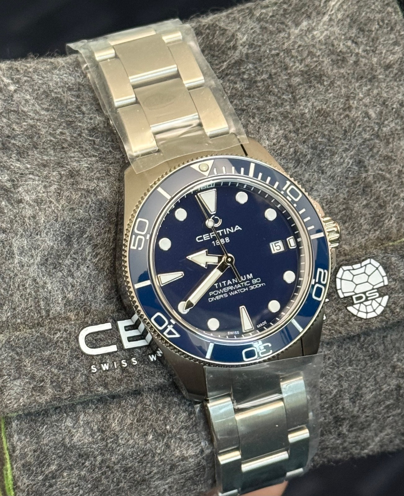 Certina DS Action Diver 40.5mm Blue Dial Men’s Watch C0484074404100