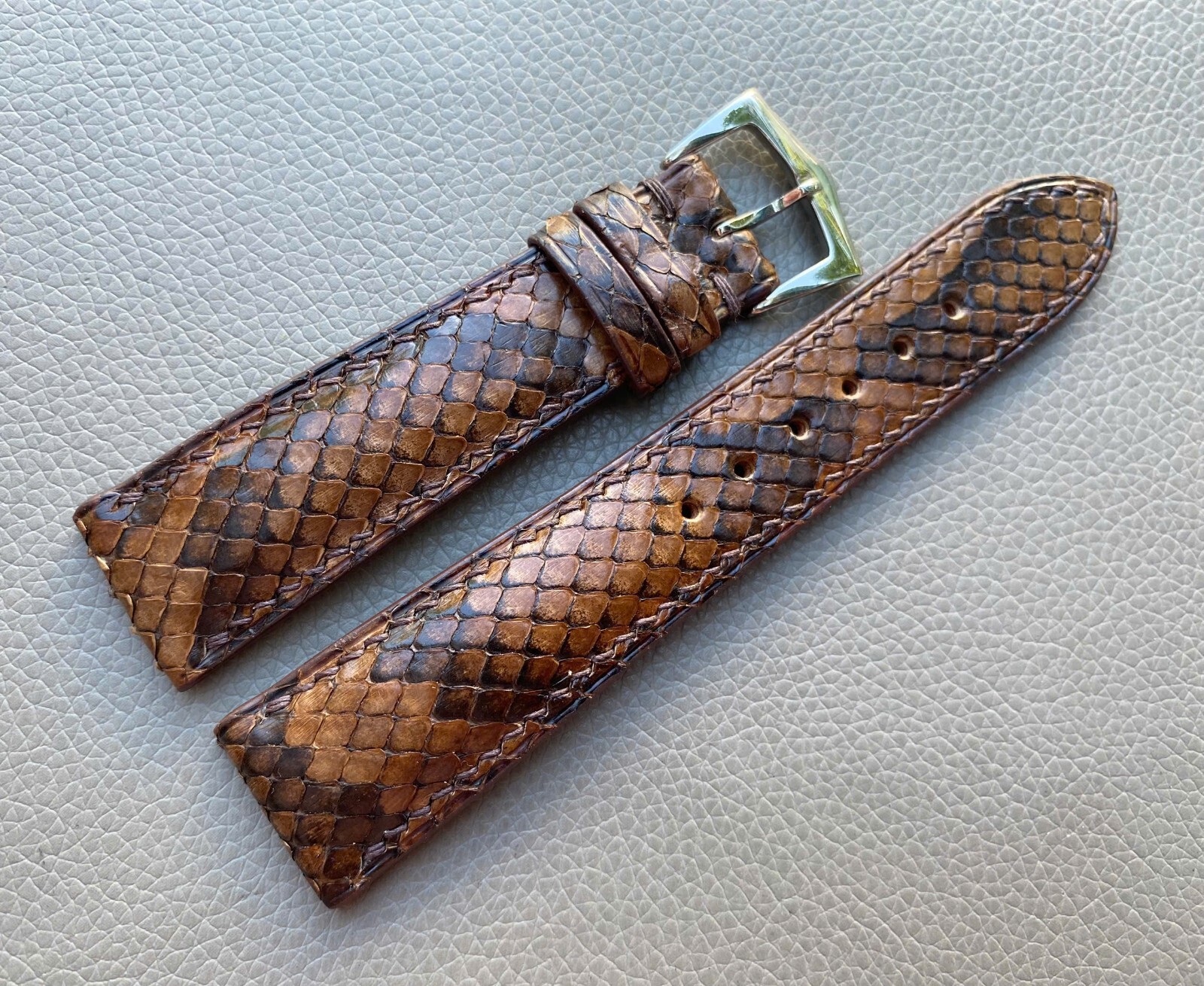 Genuine Snake Skin Watch Strap Band size14 15 16 17 18 19 20 21 22 23 24 25 26mm