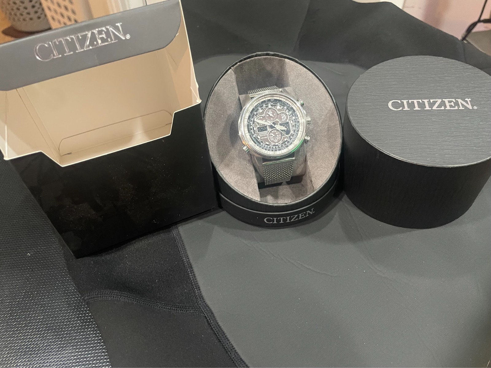 Citizen Promaster Navihawk AT Eco-Drive Silver Stainless Steel Watch JY8030-83E