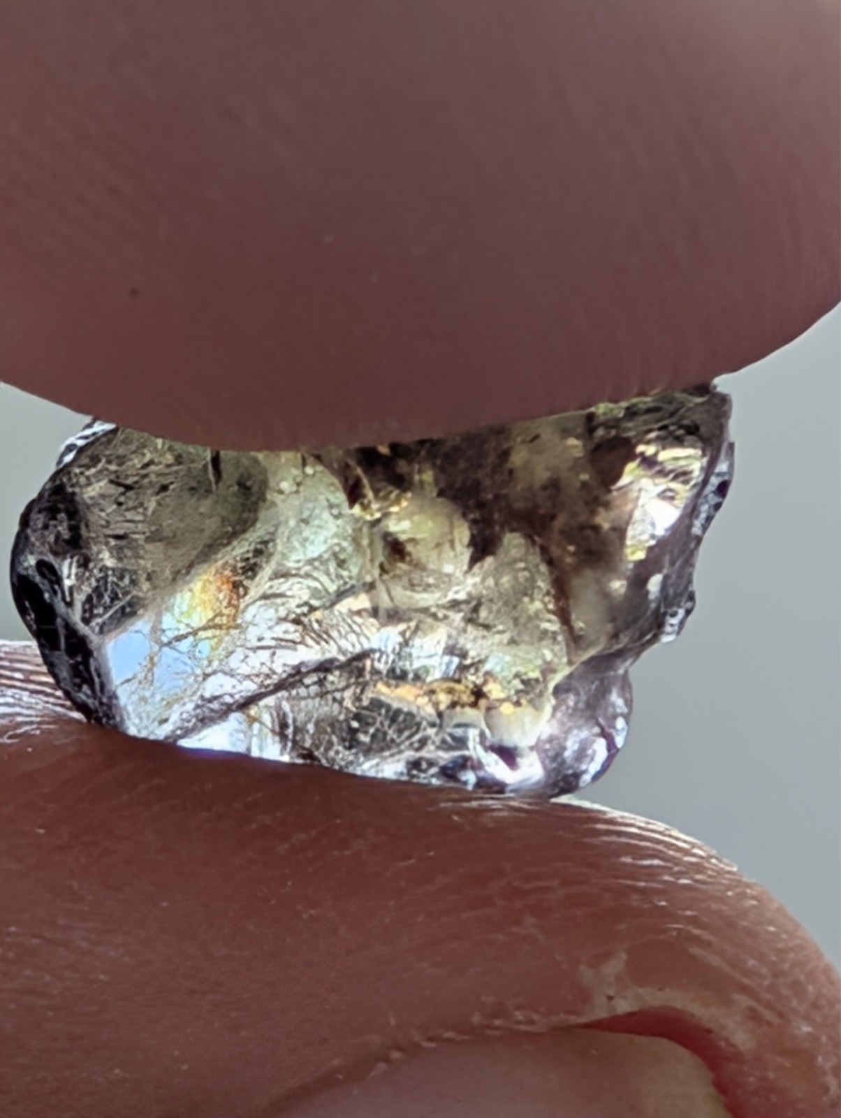 USA seller 19.05 4 pieces Included Axinite facet rough gemstone specimen