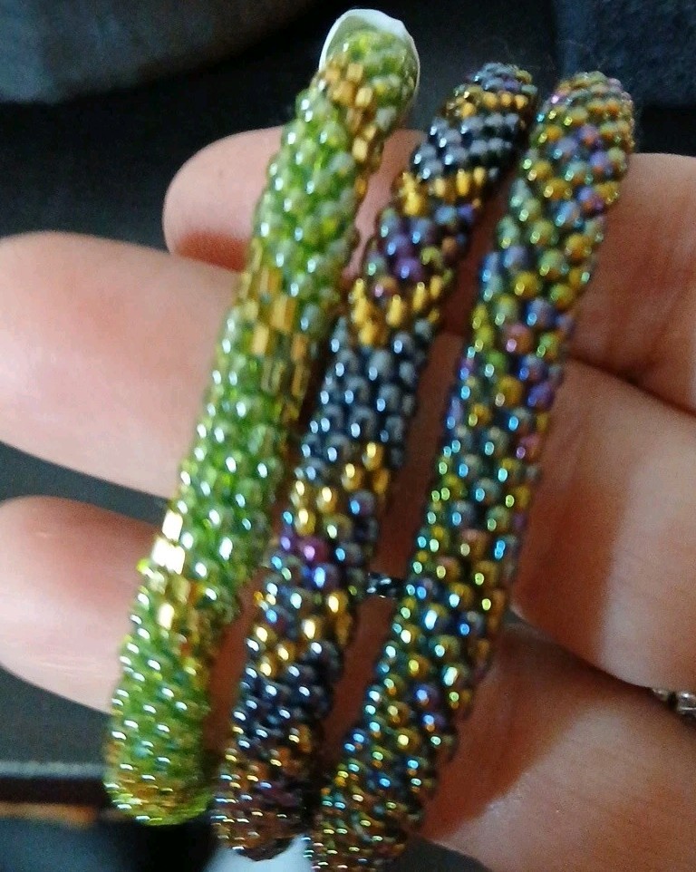 Set Of 3 Roll On Bracelets Nepal Aid Through Trade (lot #7)
