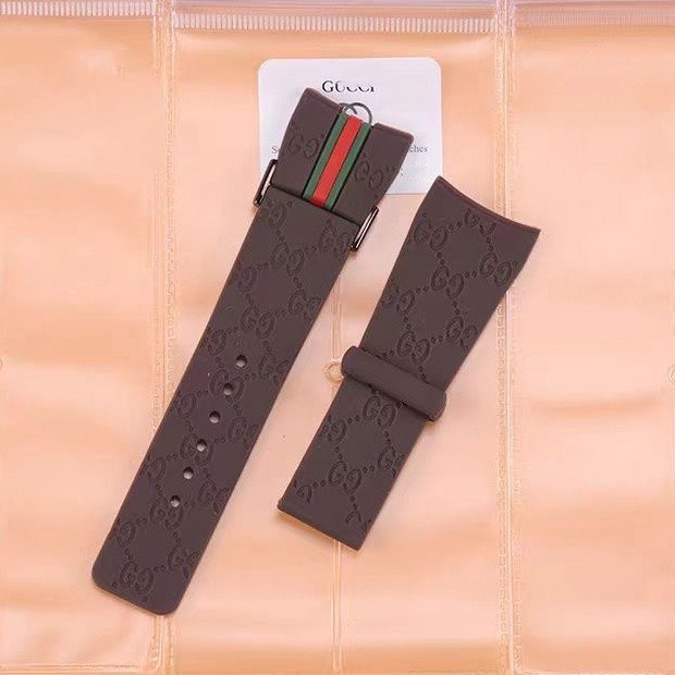 26MM Fit For I-Gucci Digital Men’s Watch YA114207 Rubber replacement Watch Strap