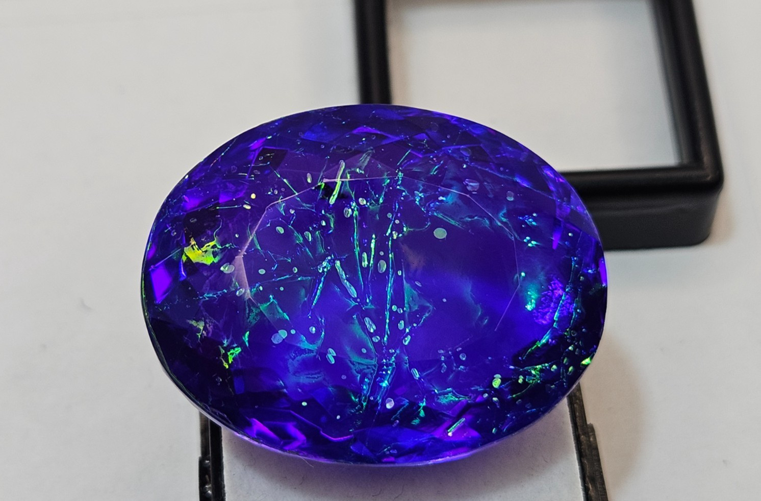 Monarch Fire Opal Oval Cut Natural 84-85 Ct EGL Certified Loose Gemstone FR-468