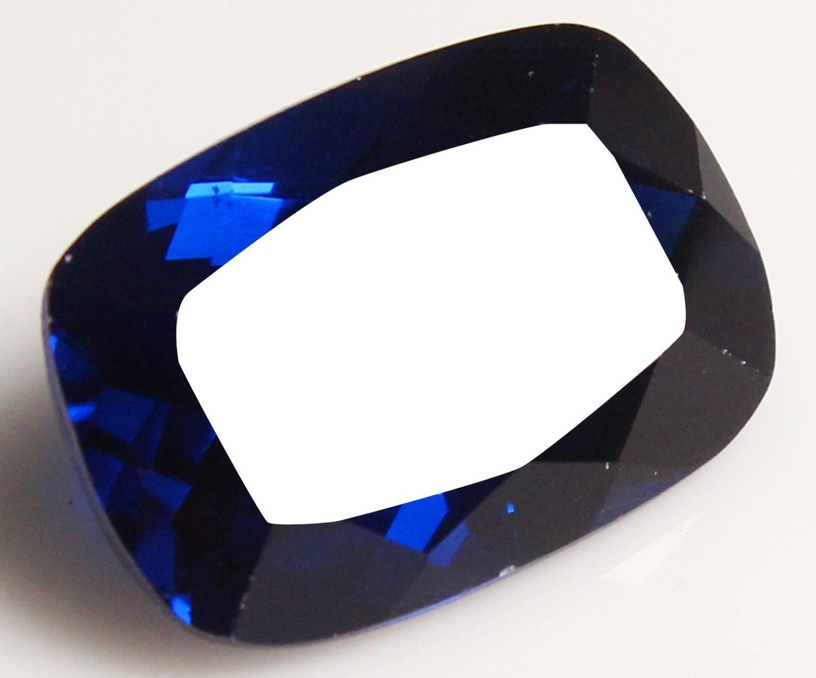 Natural 8.00 Ct Certified Ceylon Blue Sapphire 14×10 MM Cushion Loose Gemstone