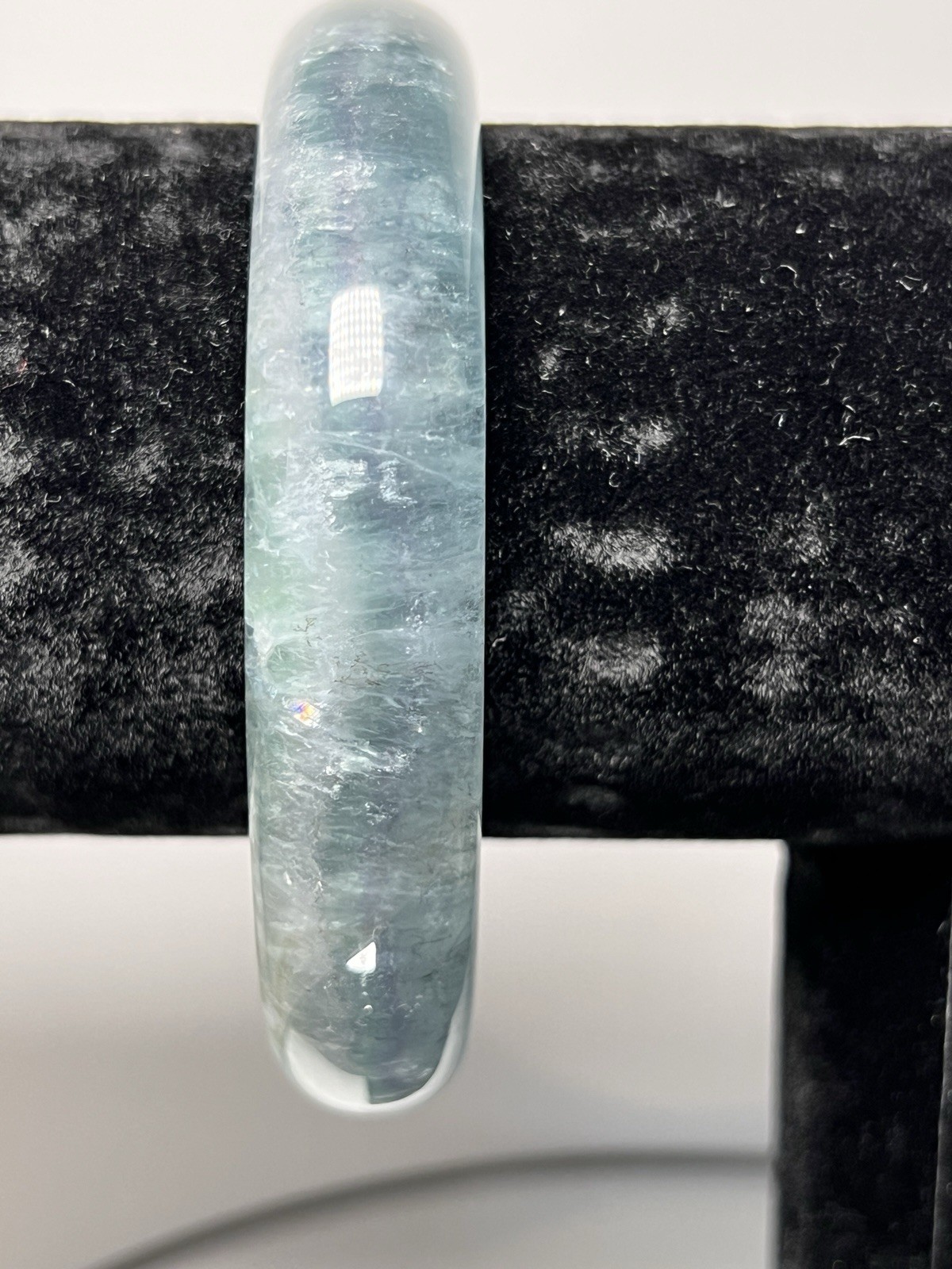 Fluorite Bangle Inner Diameter Size 63mm – See Description & Pics For More Info